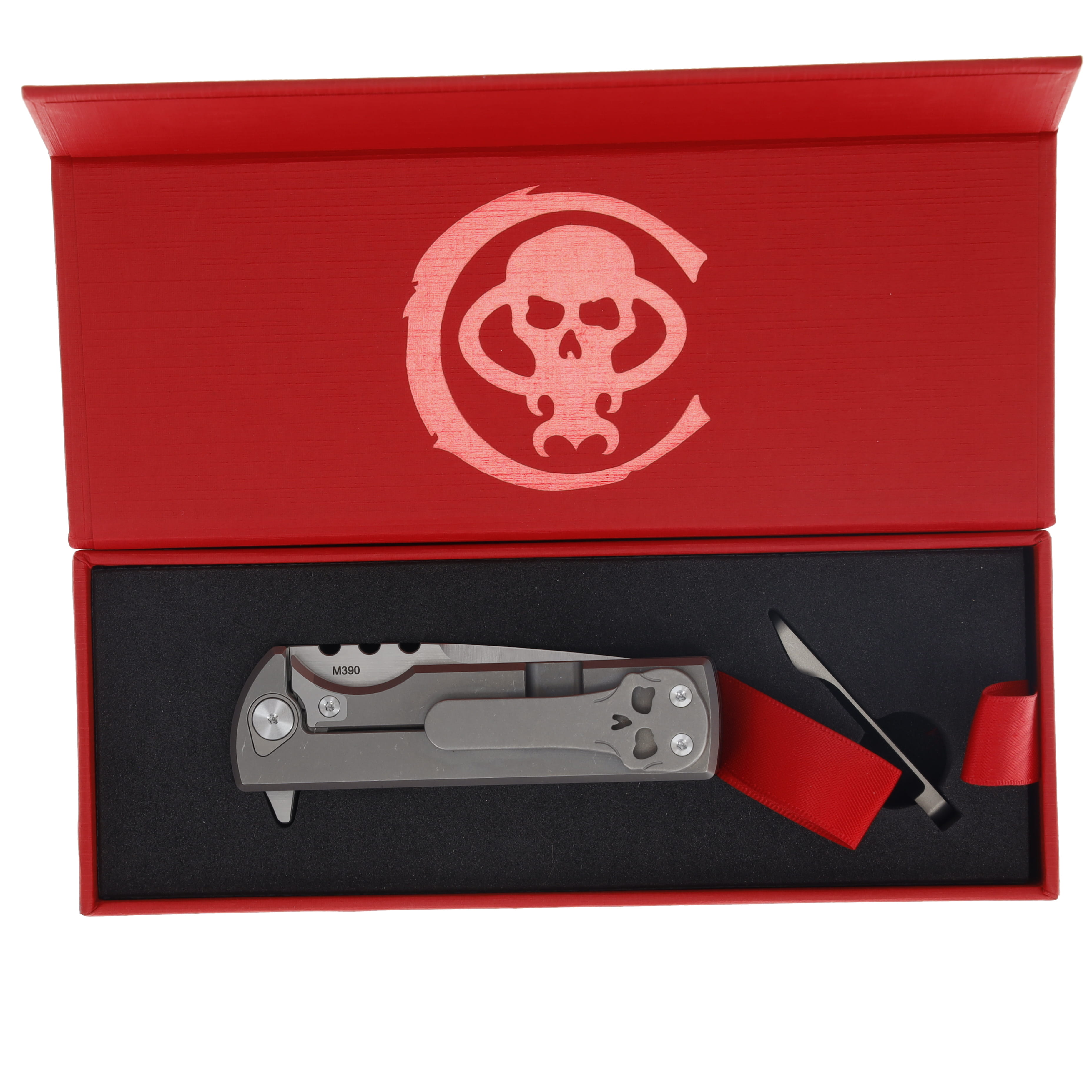 Chaves Knives Integral TAK Folding Knife 2.75in Plain Stonewash Titanium Tanto CK-1C1-2A1B-1AO View 14