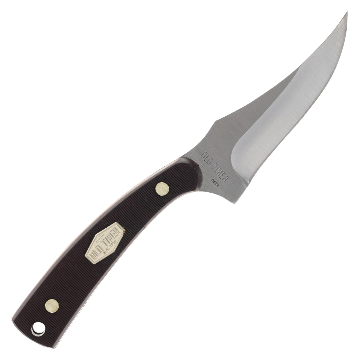 Old Timer 2 Pc Set Sharpfinger-Lockback Folder Brown Sawcut Delrin Handle Combo 1227067 View 5