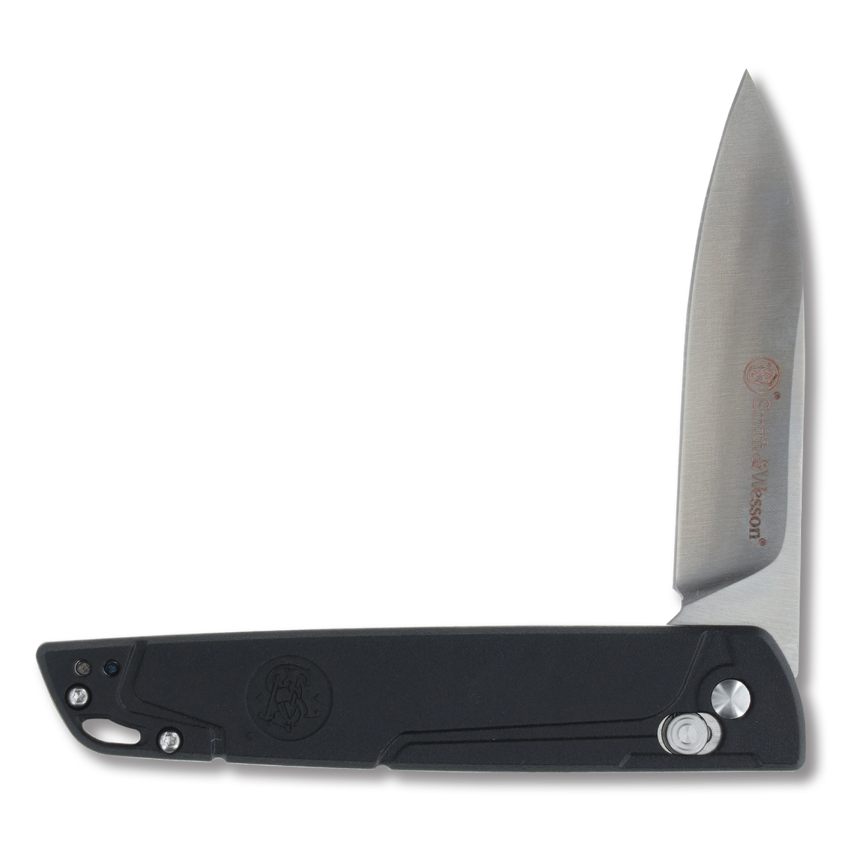 Smith and Wesson 24/7 Crossbar Folding Knife 3.25in Satin Wharncliffe Blade 1205912 View 3