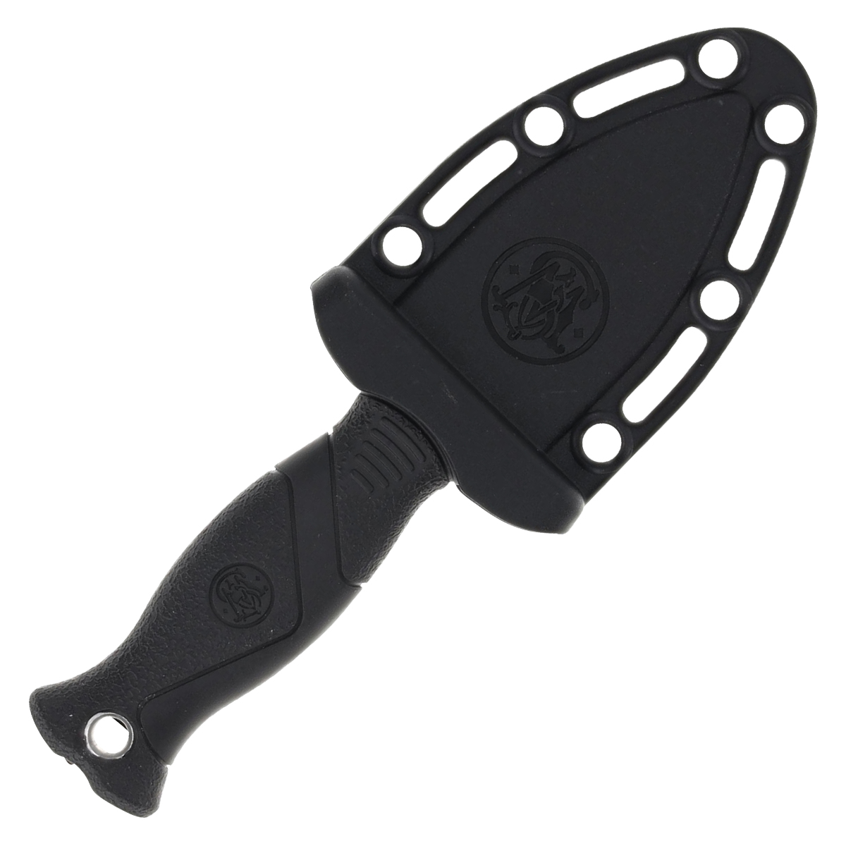 Smith & Wesson Personal Protection Combo Fixed 2in Boot Knife - Black Aluminum Kubotan 1227069 View 4