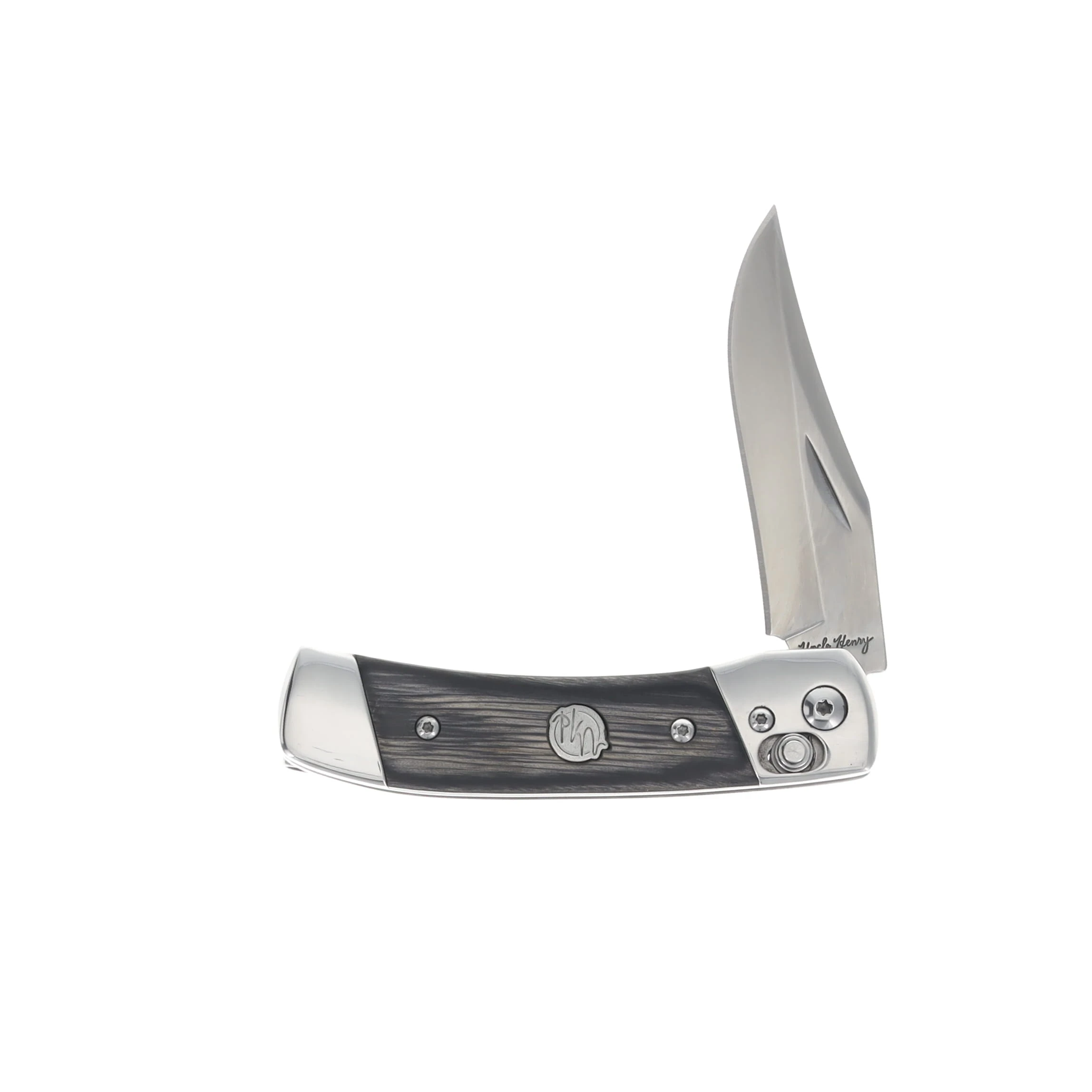 Uncle Henry PLB5 Black Wood Laminate Handle 7Cr Blade 1222009 View 3