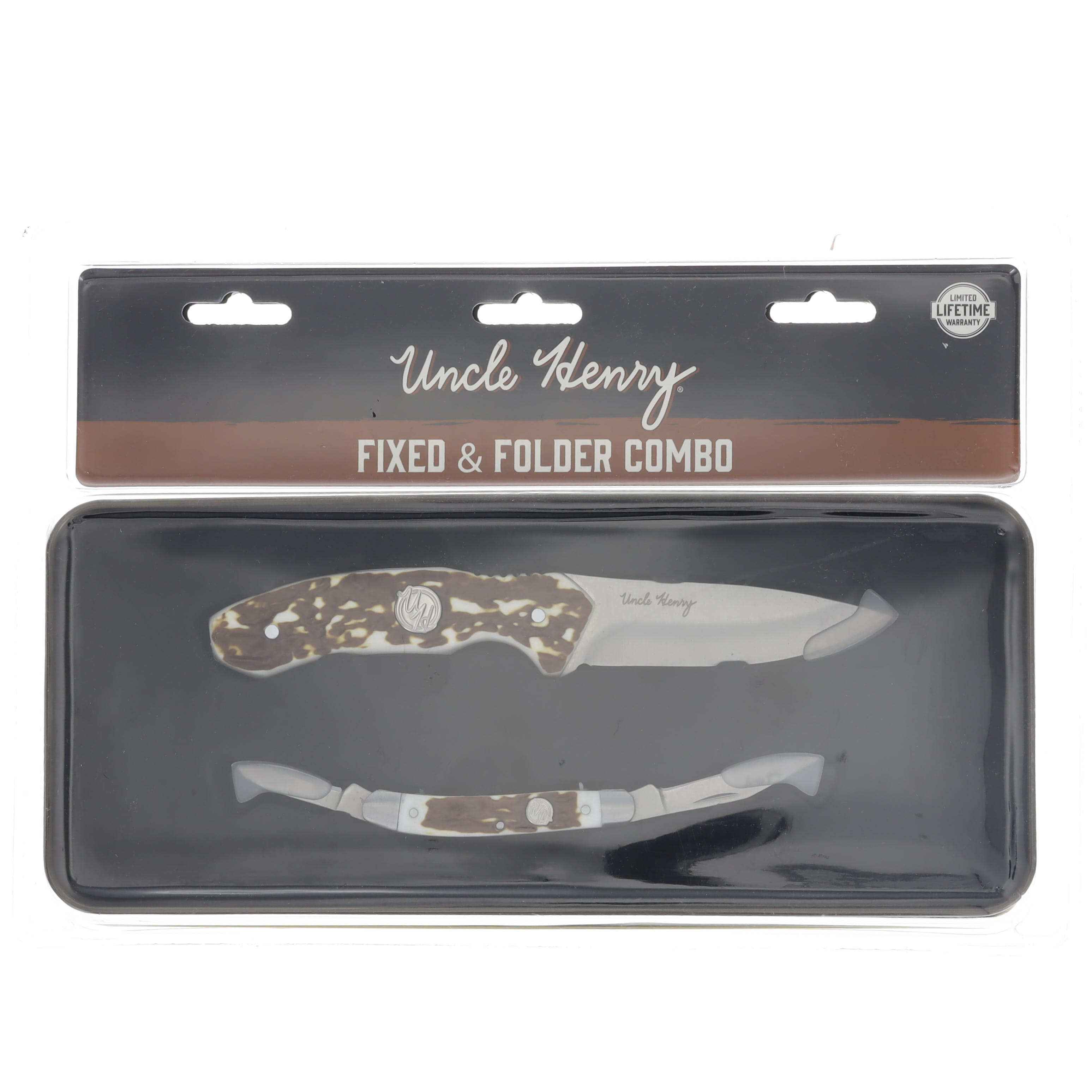 Uncle Henry Staglon Handle Fixed & Folder Combo In Tin 1227081 View 14