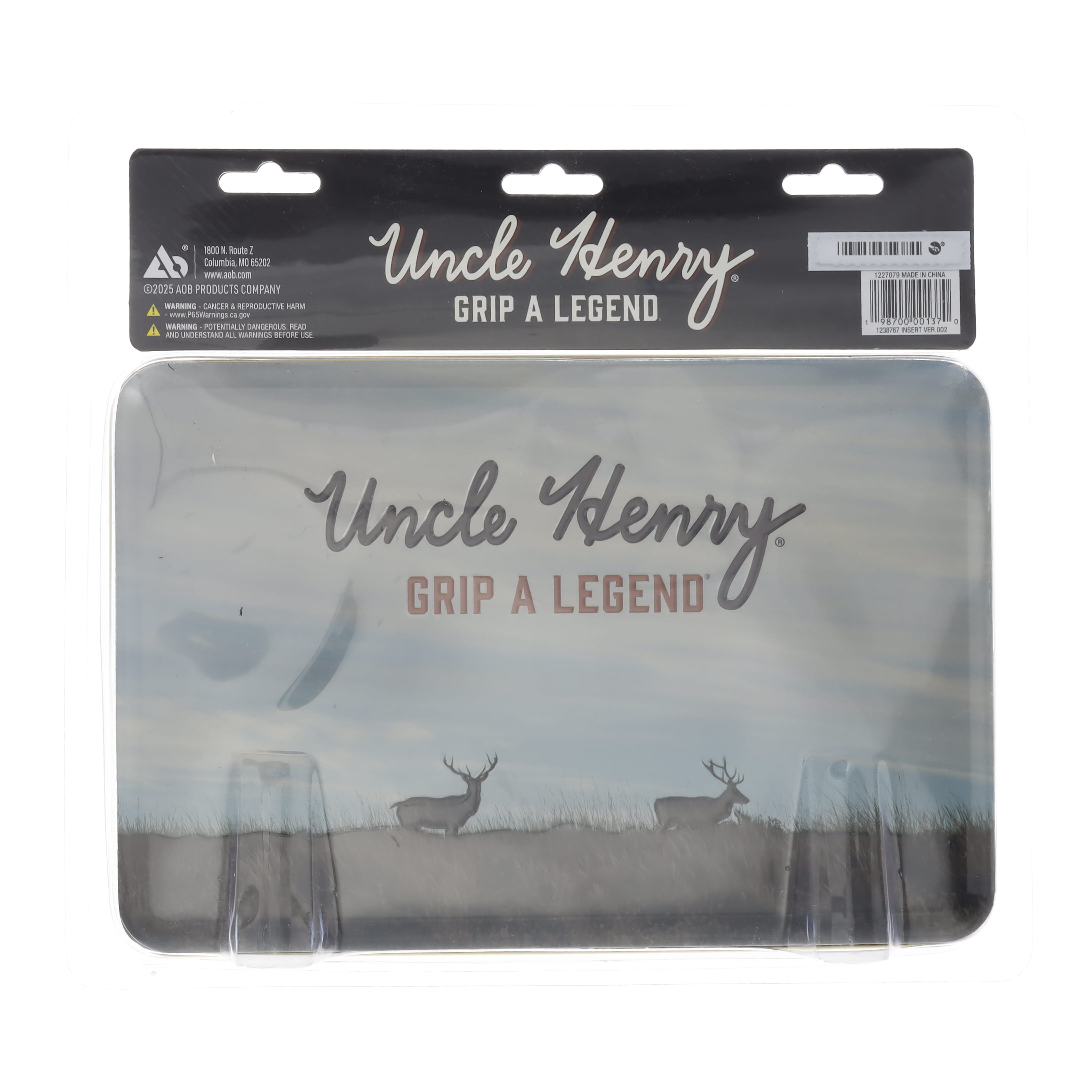 Uncle Henry Staglon Handle 3 pc Fixed/Linerlock/Folder Combo 1227079 View 18