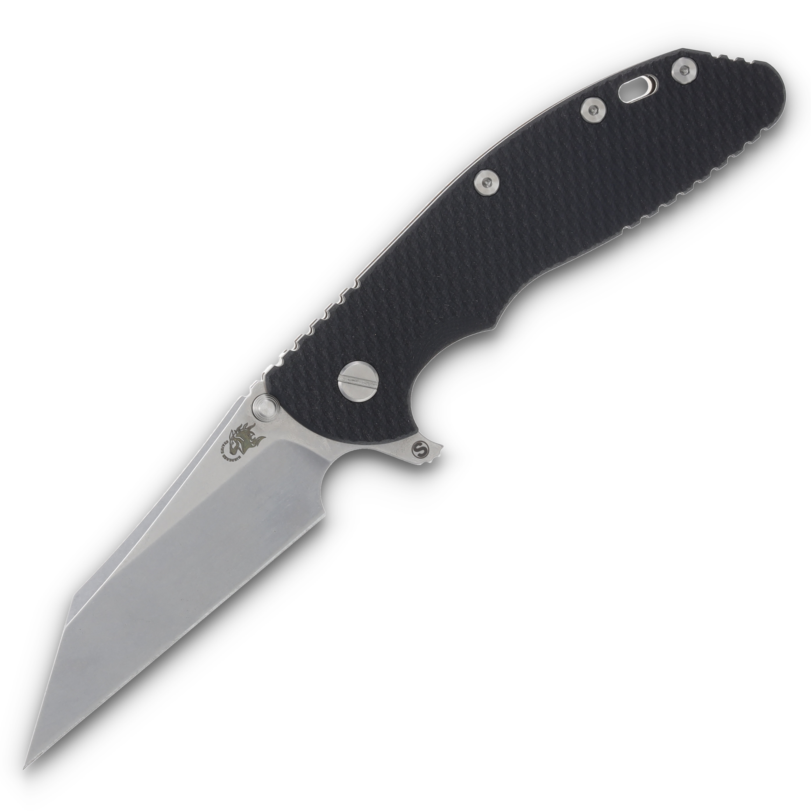 Hinderer 4.0 XM-24 Stonewash Bronze – Black 4in Plain Stonewash Skinny Wharncliffe KXM40SKWCSWBZBK View 1