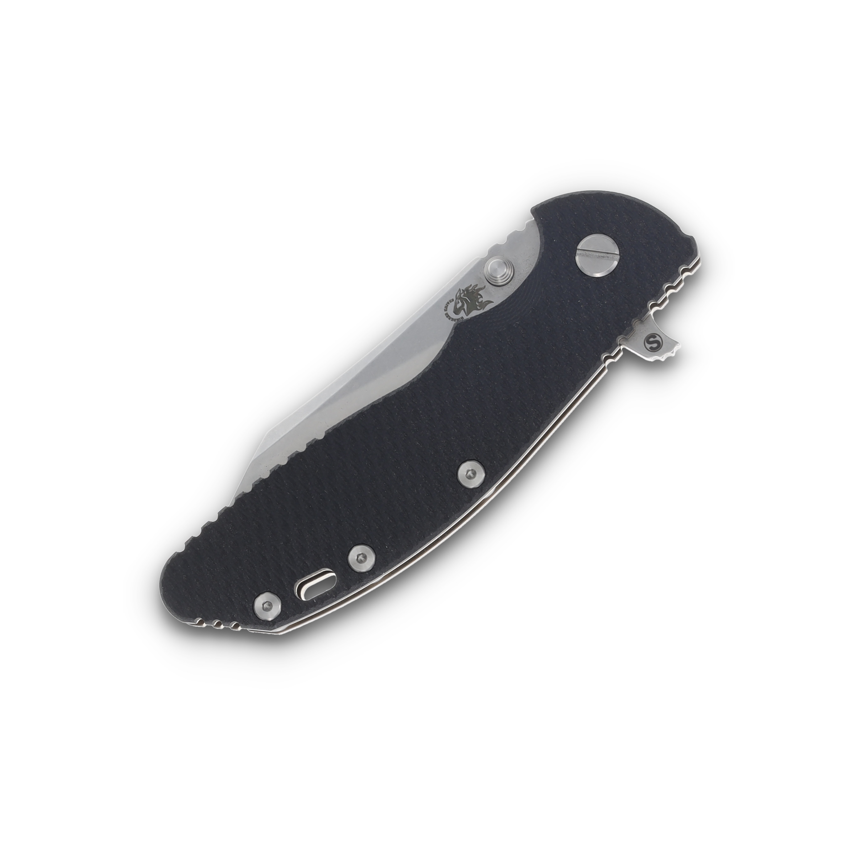 Hinderer 4.0 XM-24 Stonewash Bronze – Black 4in Plain Stonewash Skinny Wharncliffe KXM40SKWCSWBZBK View 5