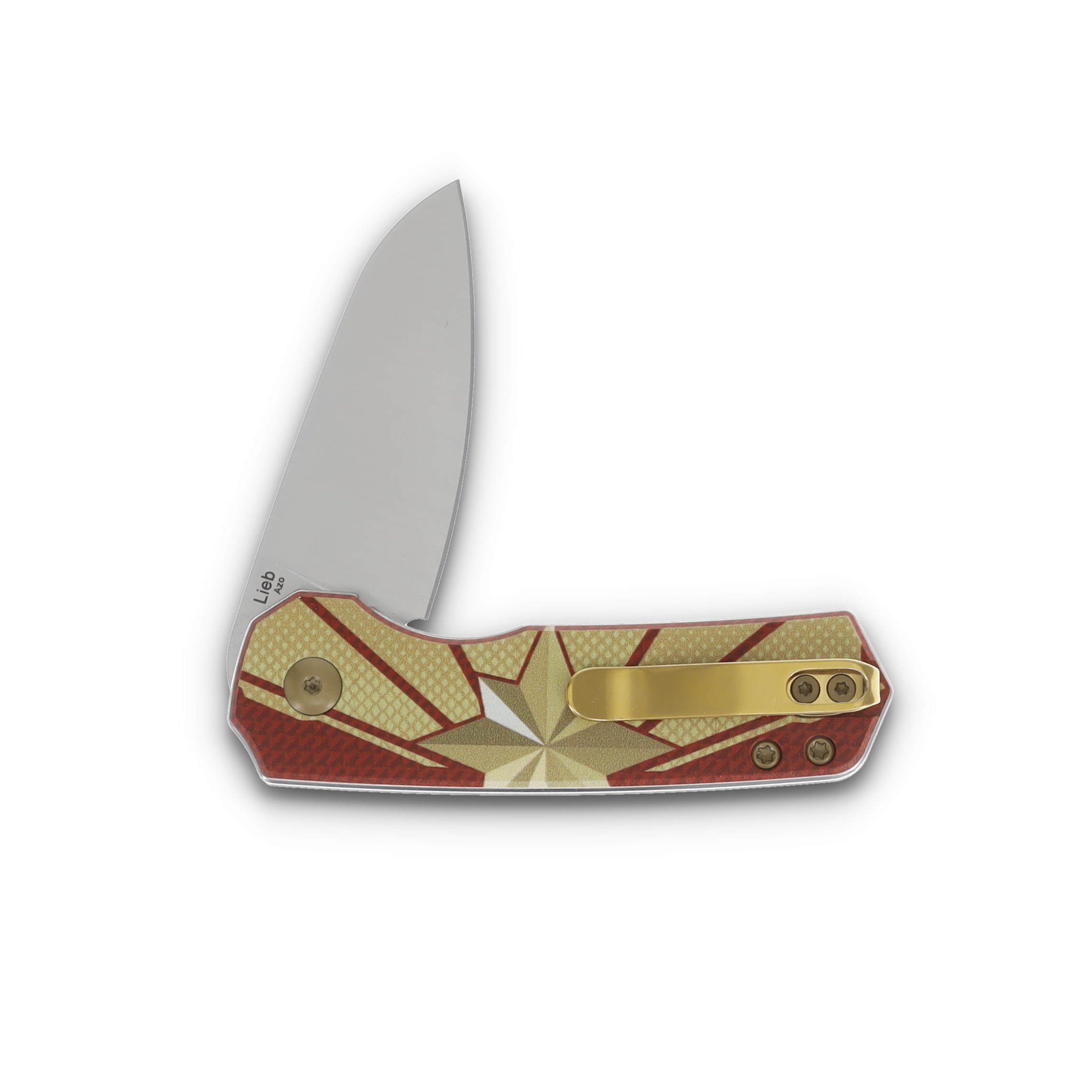 Kizer SMKW EXCLUSIVE Lieb "Annihilator" L/L UV Print Aluminum 2.38" Drop Pt V2541E10CM View 4