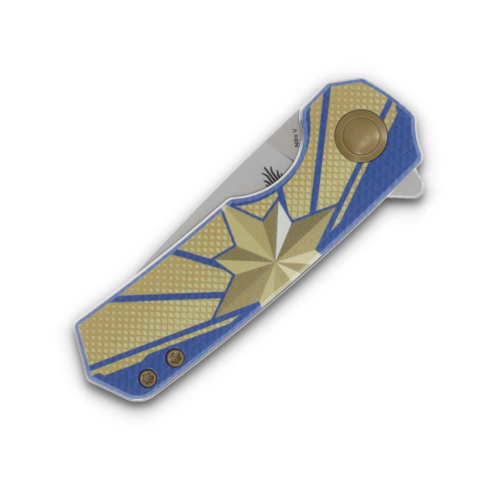 Kizer SMKW EXCLUSIVE Lieb "Annihilator" L/L UV Print Aluminum 2.38" Drop Pt V2541E10CM View 5