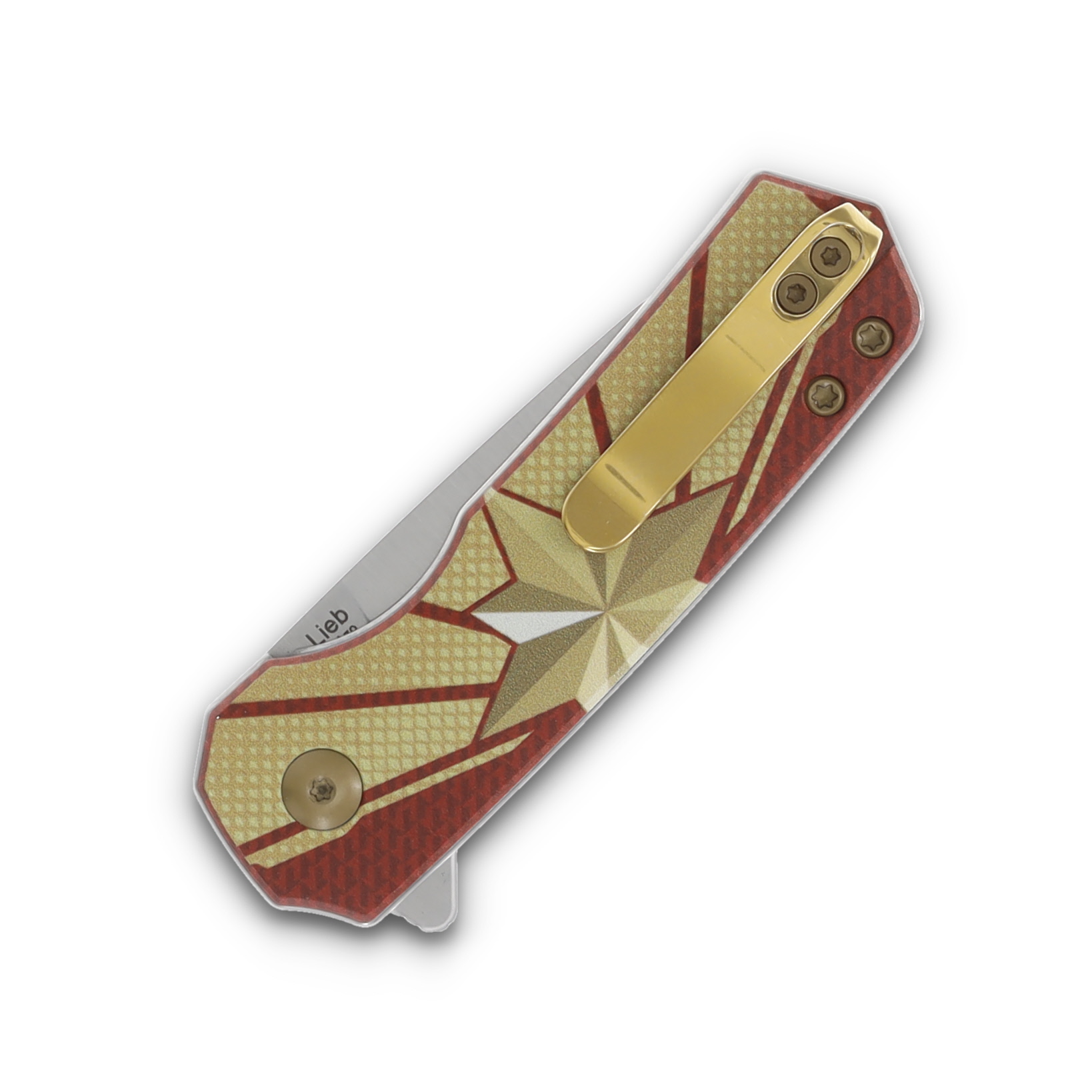 Kizer SMKW EXCLUSIVE Lieb "Annihilator" L/L UV Print Aluminum 2.38" Drop Pt V2541E10CM View 6