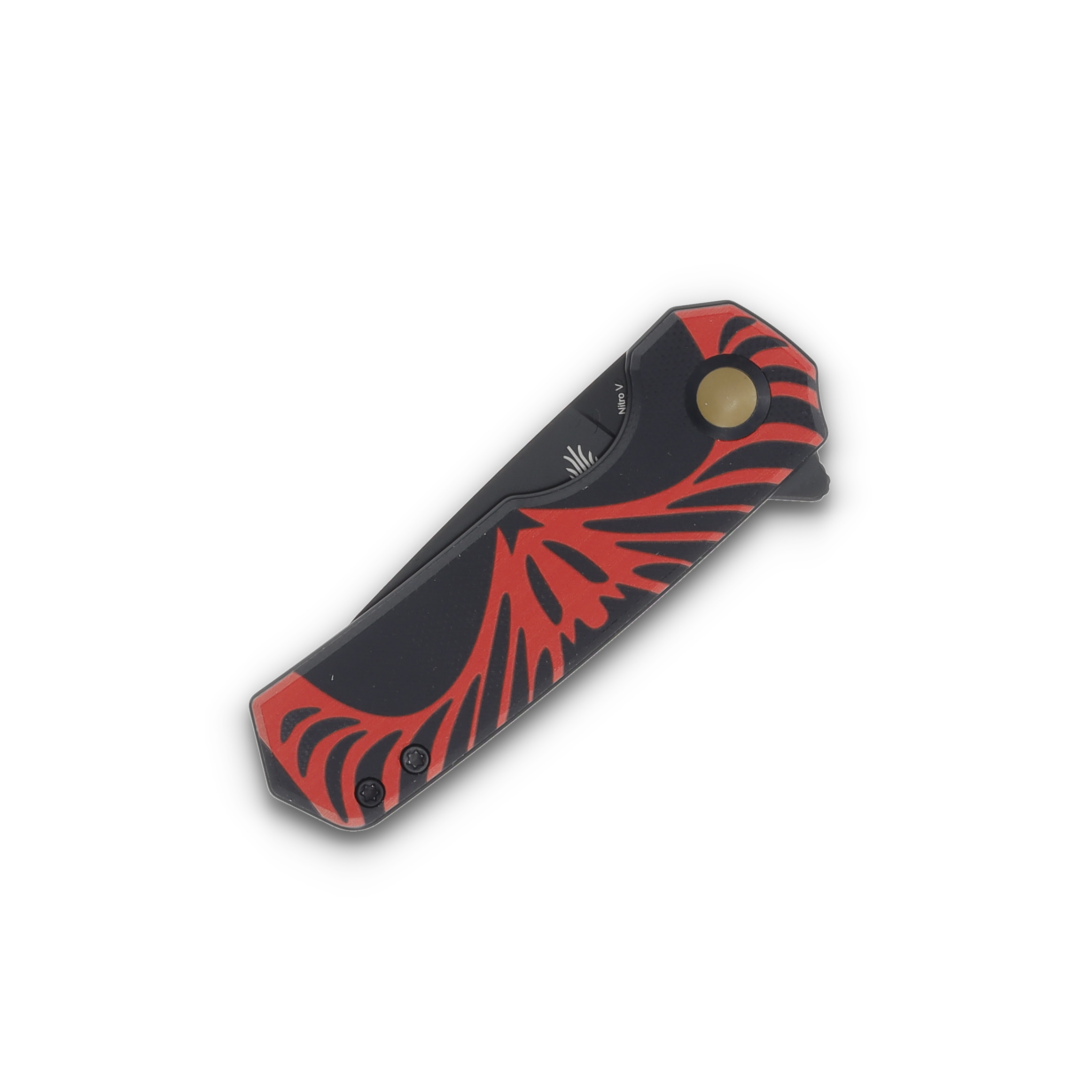 Kizer SMKW EXCLUSIVE Lieb "Darkhold" L/L Blk/Red G10 2.38” Blk Ti Drop PT V2541E16SW View 5