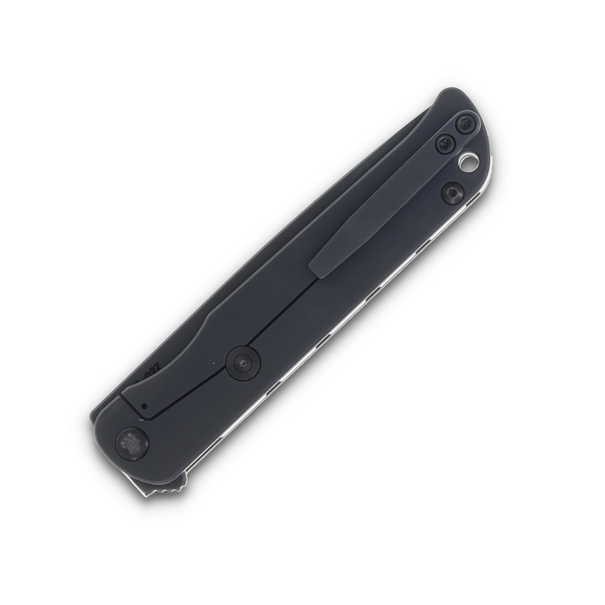 Medford T-Bone 4 Inch Plain Black DLC Drop Point Black Hardware MK2154PD-30PV-TPCP-Q4 View 5