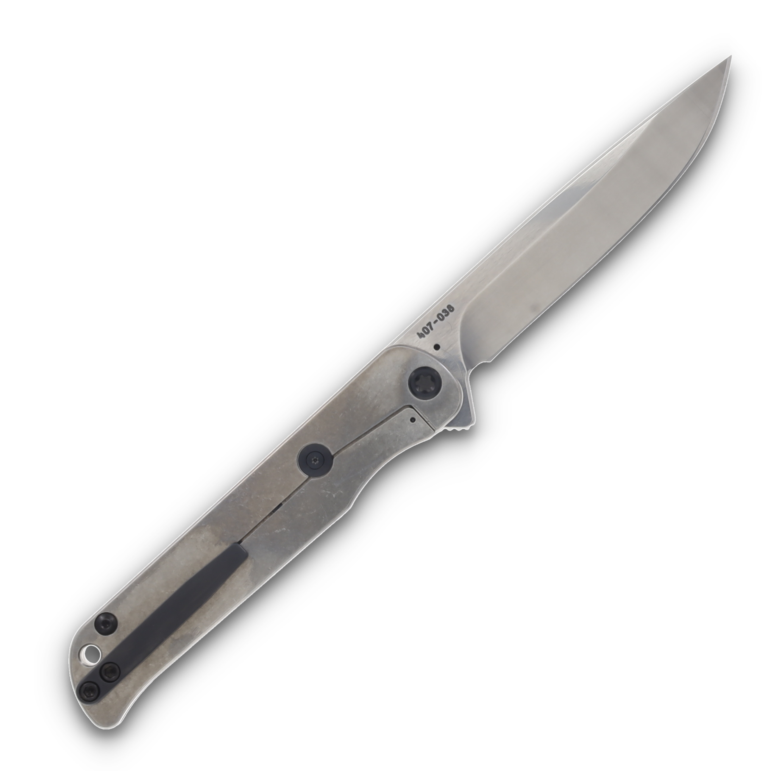Medford T-Bone Safari 4 Inch Plain Tumbled Drop Point Black Hardware View 2