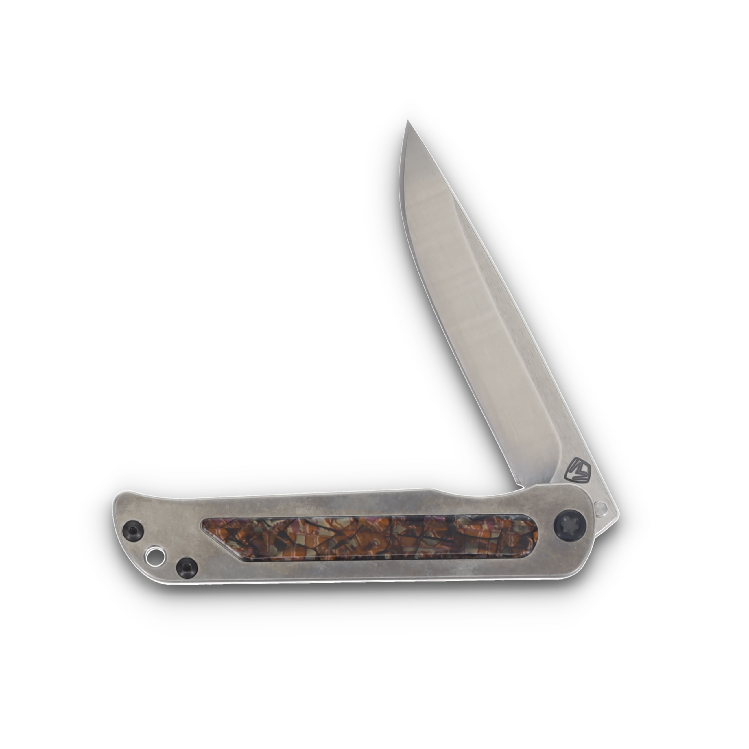 Medford T-Bone Safari 4 Inch Plain Tumbled Drop Point Black Hardware View 3