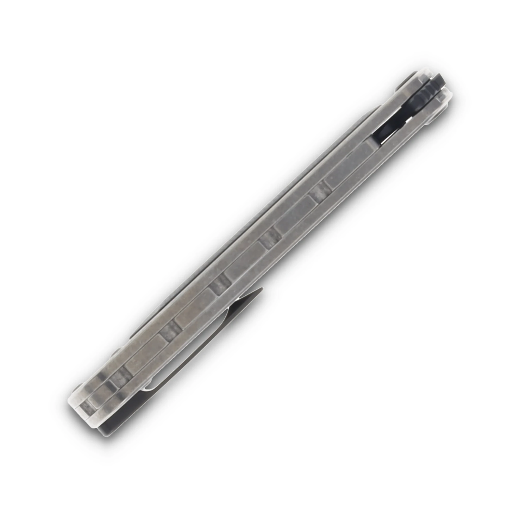 Medford T-Bone Tumbled 4 Inch Plain Black DLC Tanto Black Hardware MK2154PT-01TM-TPCP-B6 View 7