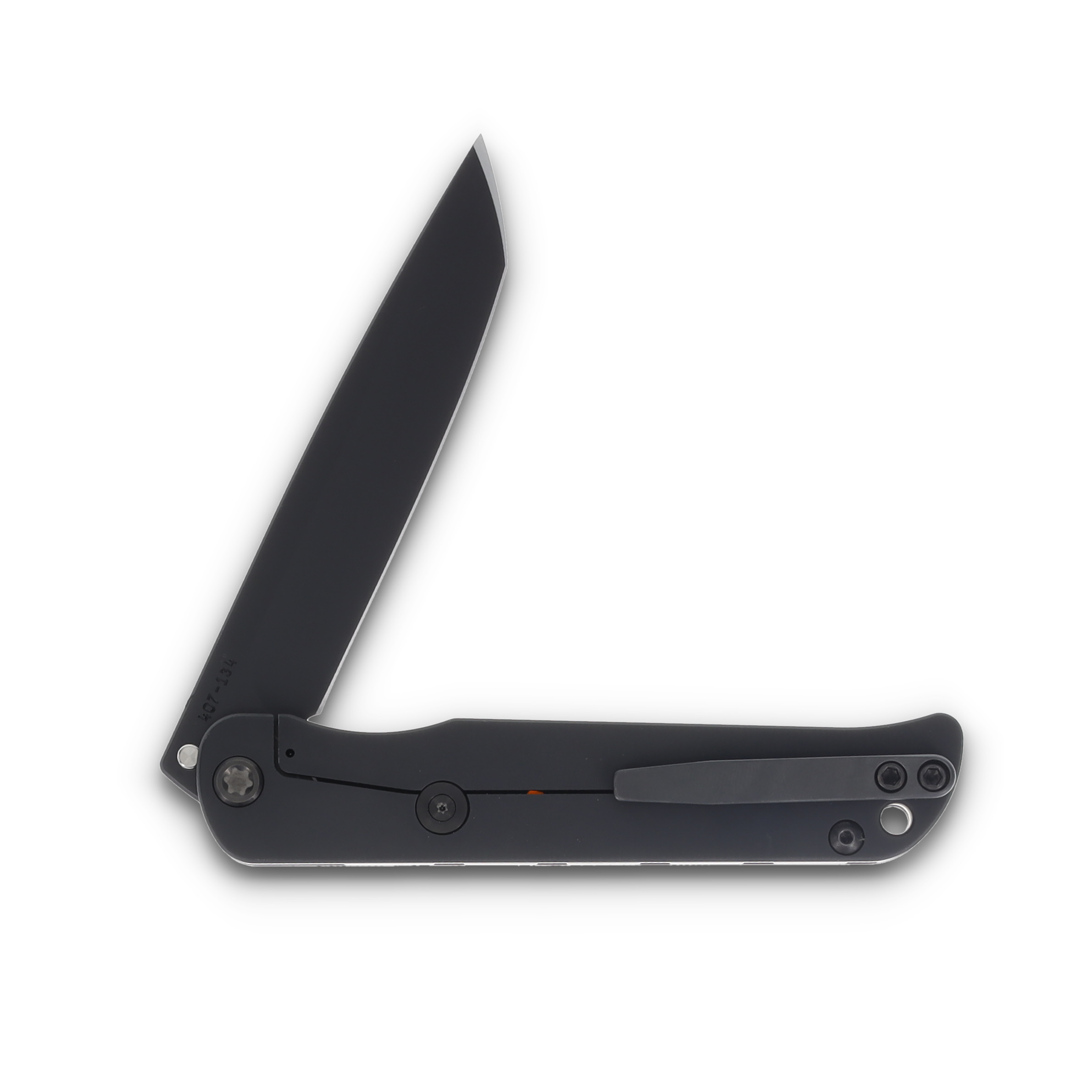 Medford T-Bone Tortoise Shell 4in Plain Black DLC Tanto Black Hardware MK2154PT-30PV-TPCP-B1 View 4