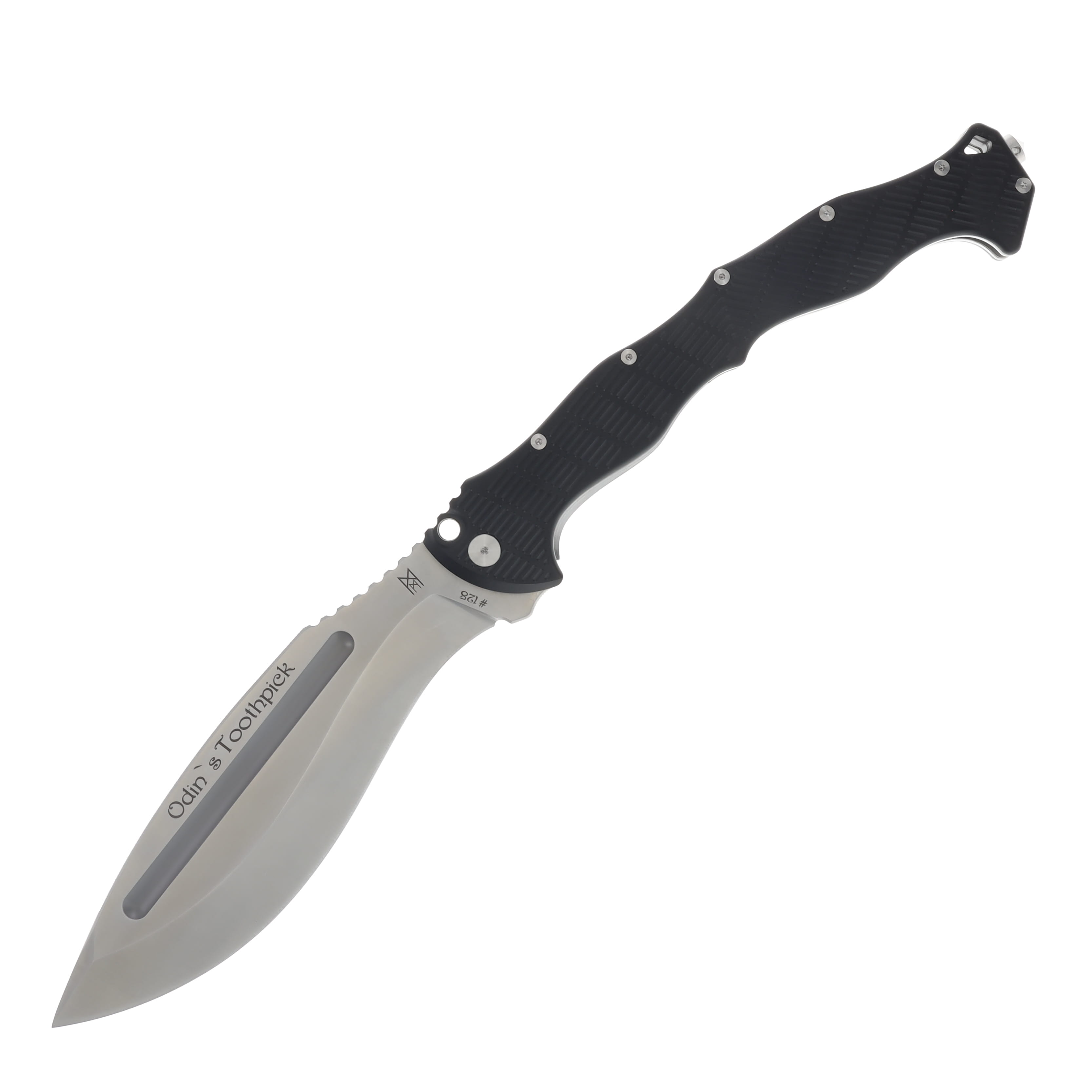 Midgards Messer Odin's Toothpick Folding Knife - Kukri MM-KKRI-BLK-FLD View 1