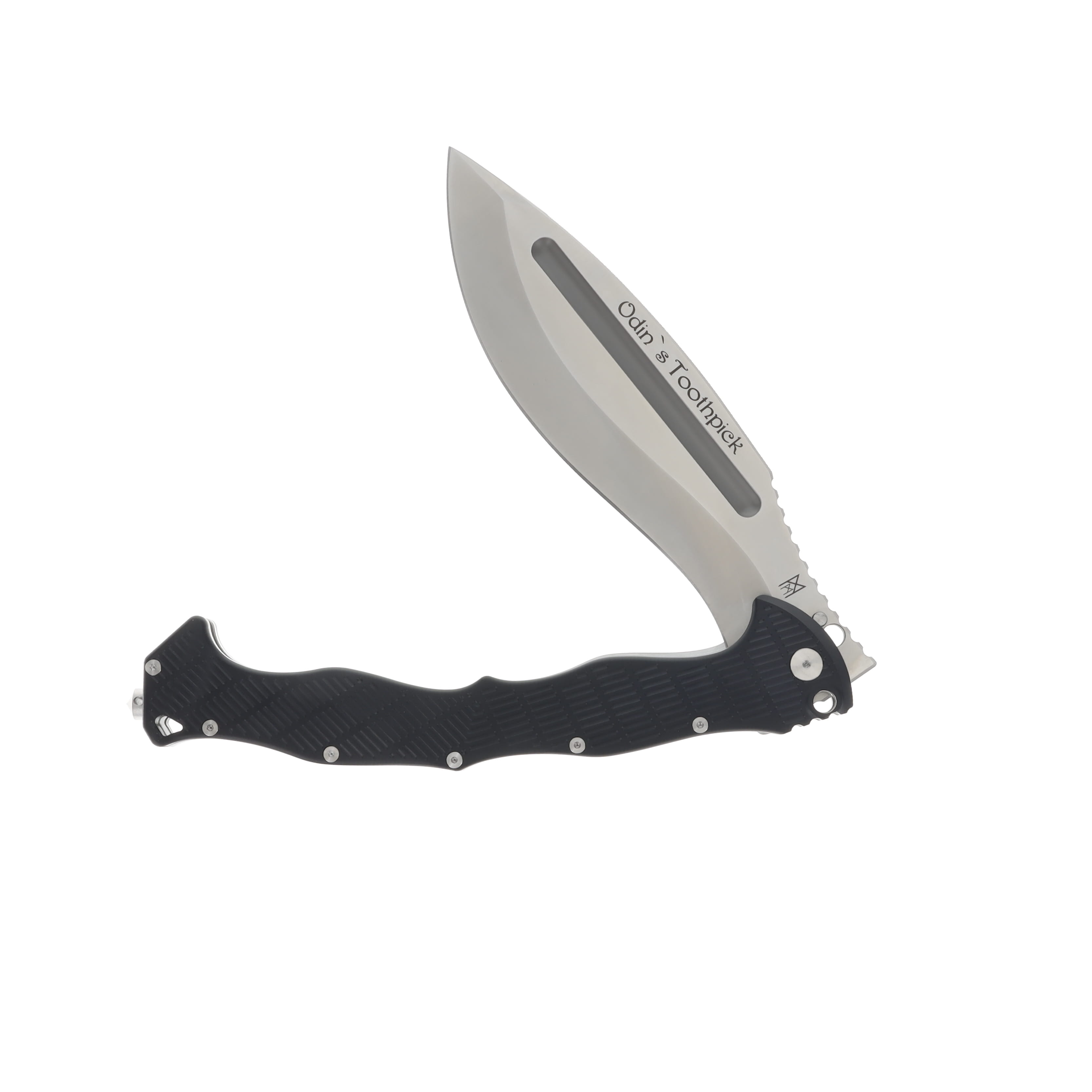 Midgards Messer Odin's Toothpick Folding Knife - Kukri MM-KKRI-BLK-FLD View 3