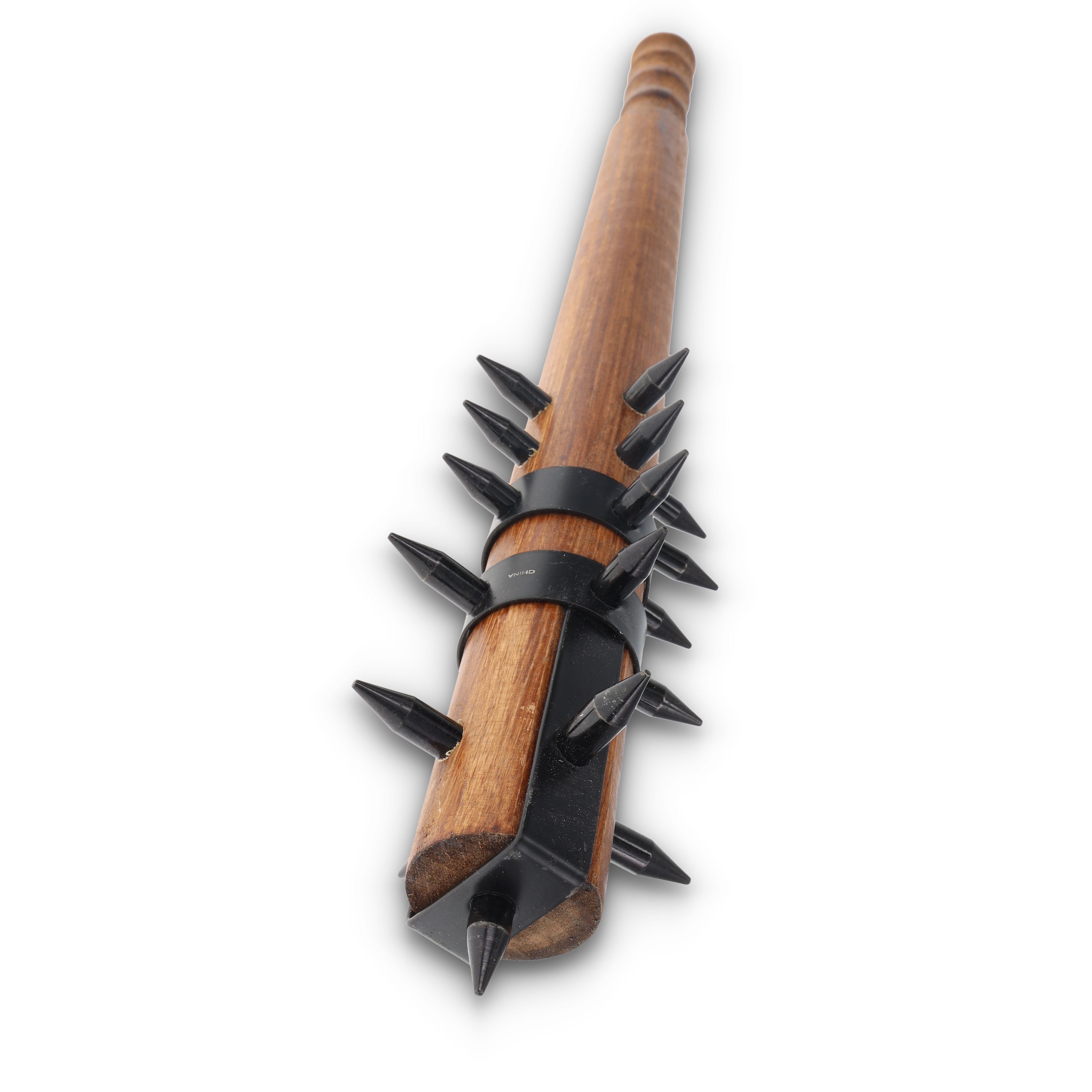 Szco Spiked Mace Wood Black Metal Spikes 926795 View 5