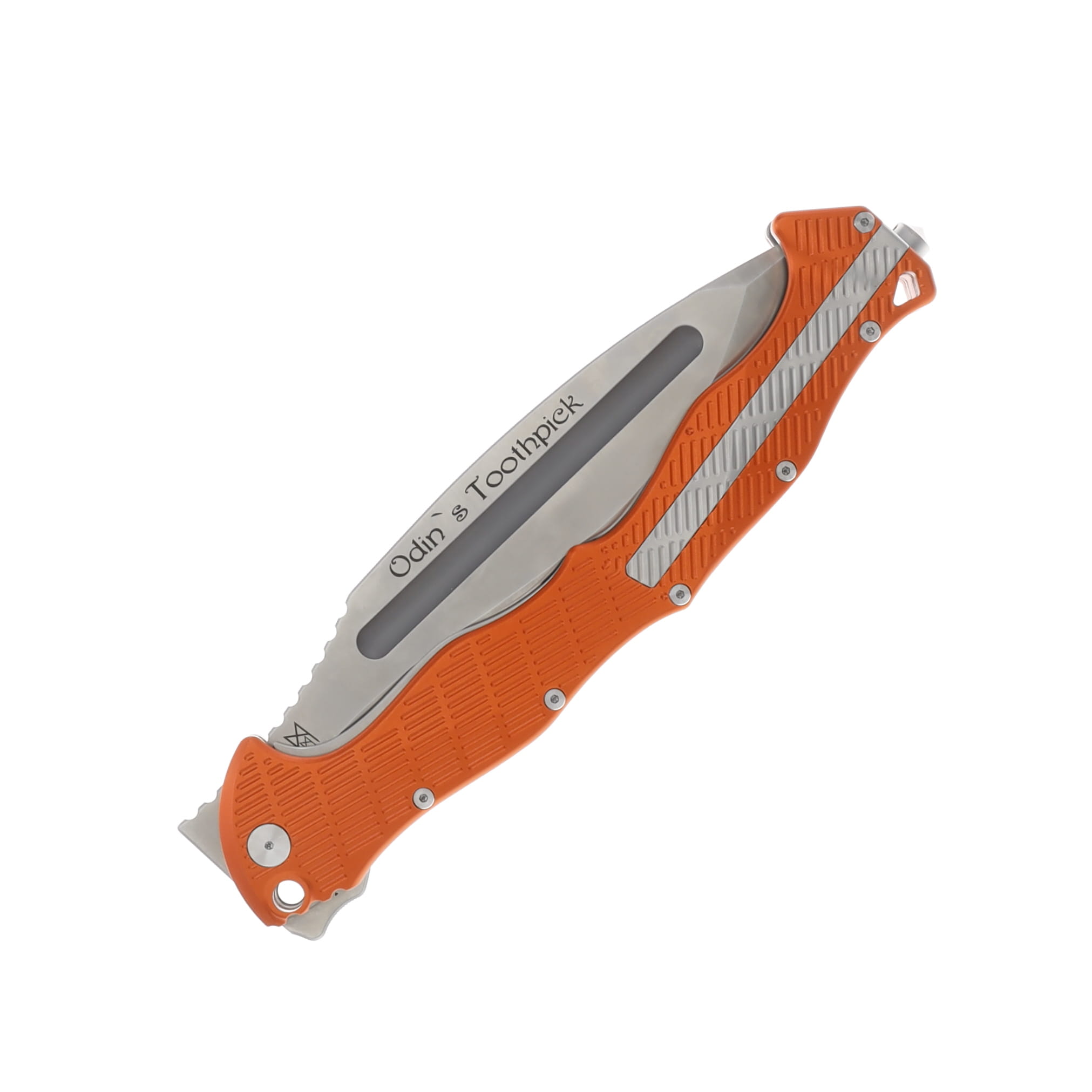 Midgards Messer Odins Toothpick Folding Knife 8.75in Plain Orange MM-KKRI-FLD View 3