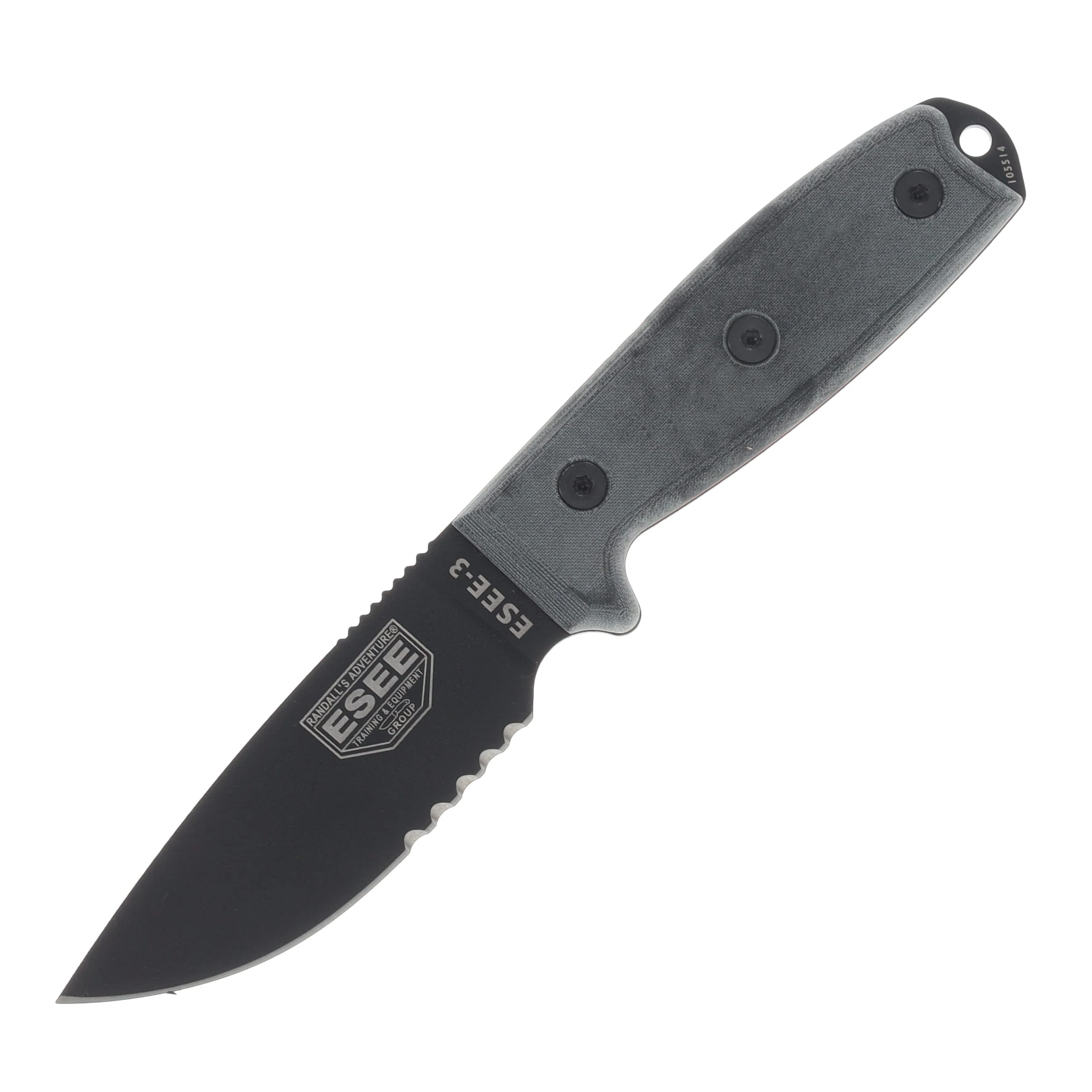 ESEE-3S 3.88Inch Black Blade Modified Black Sheath ESEE3SM-B View 3