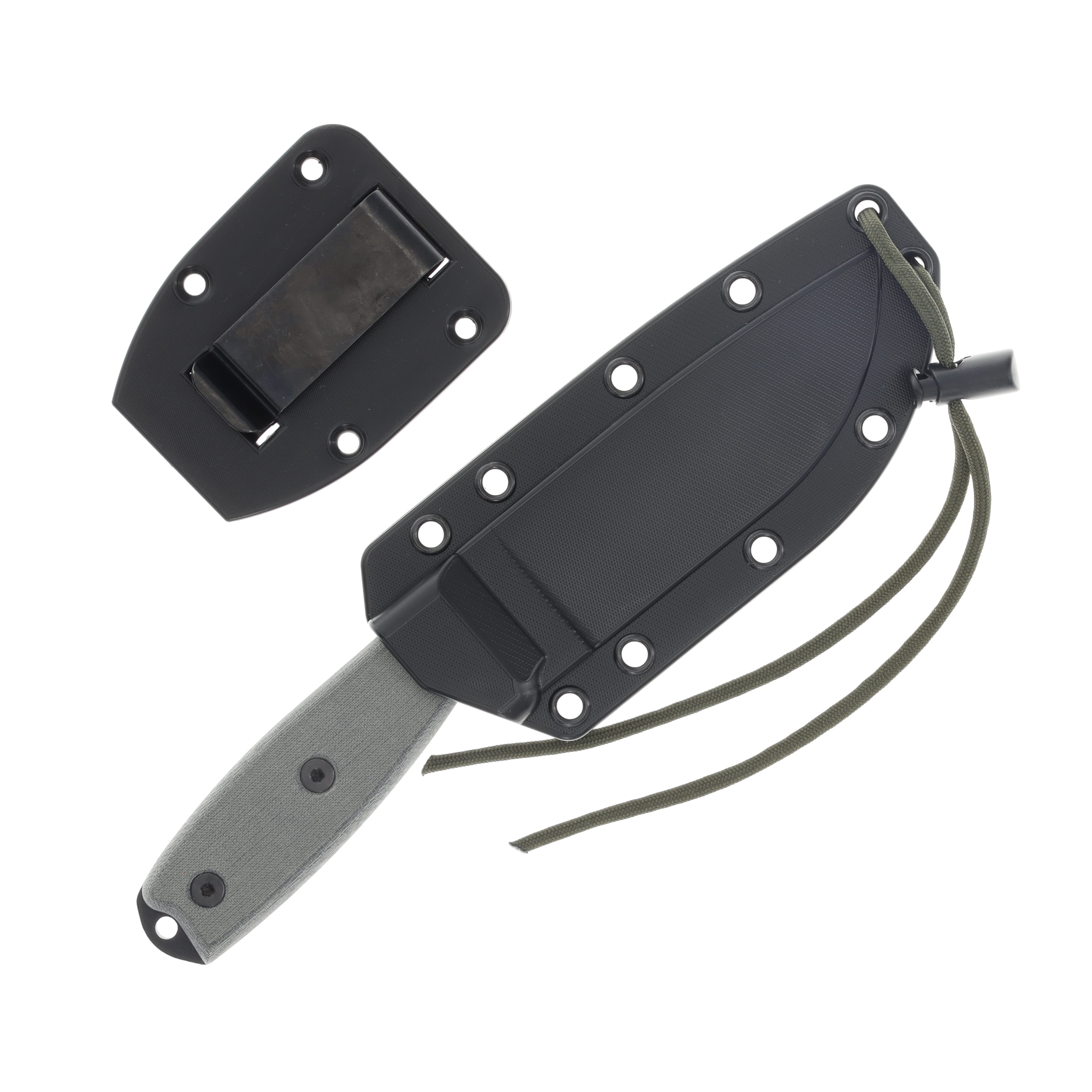 ESEE Knives 4 Fixed 4.5Inch Black Serrated ESEE4SB View 4