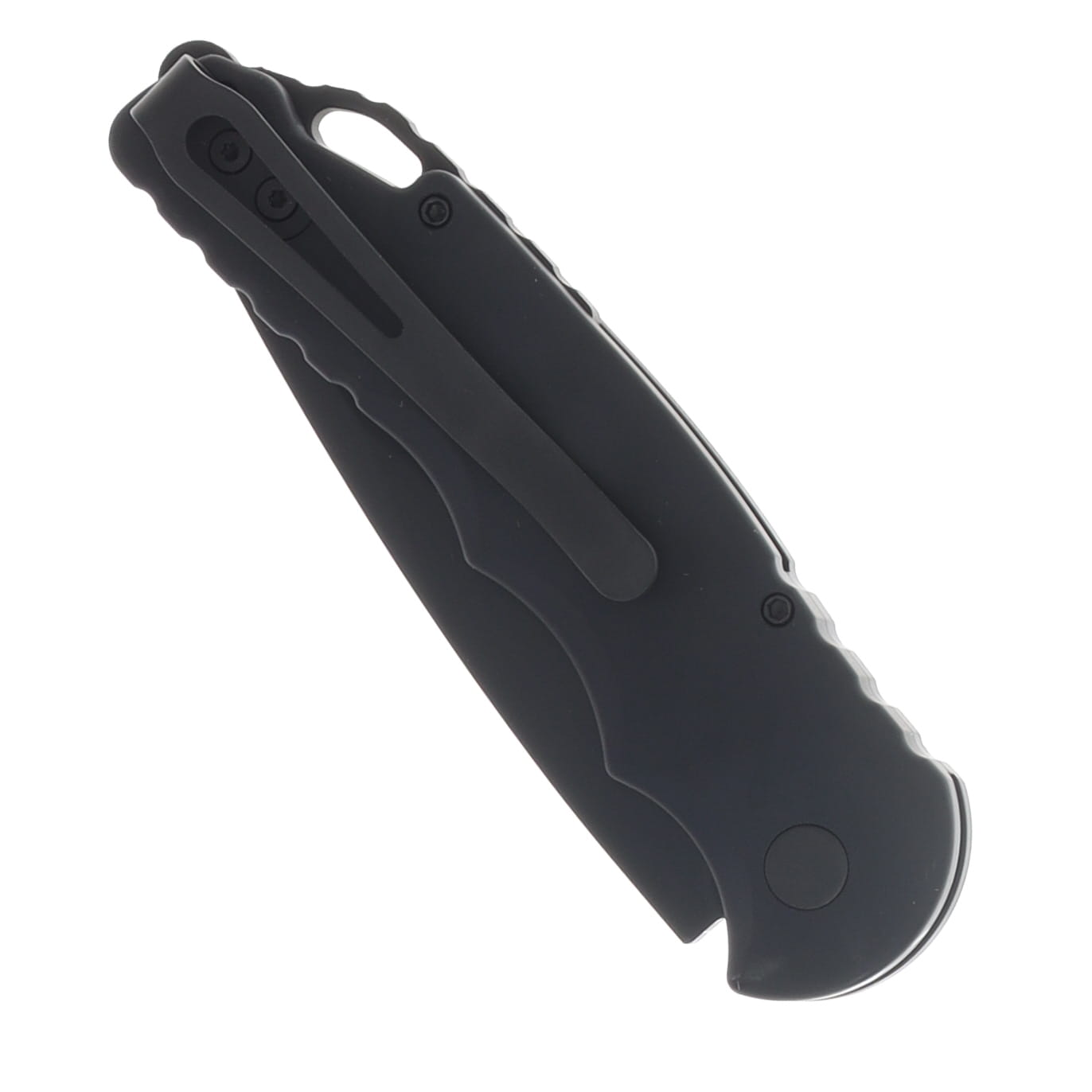 Pro Tech TR-5 Auto Operator Folding Knife Black 3.25in Sterile Black DLC Blade AUPTT503-OPERATOR View 4