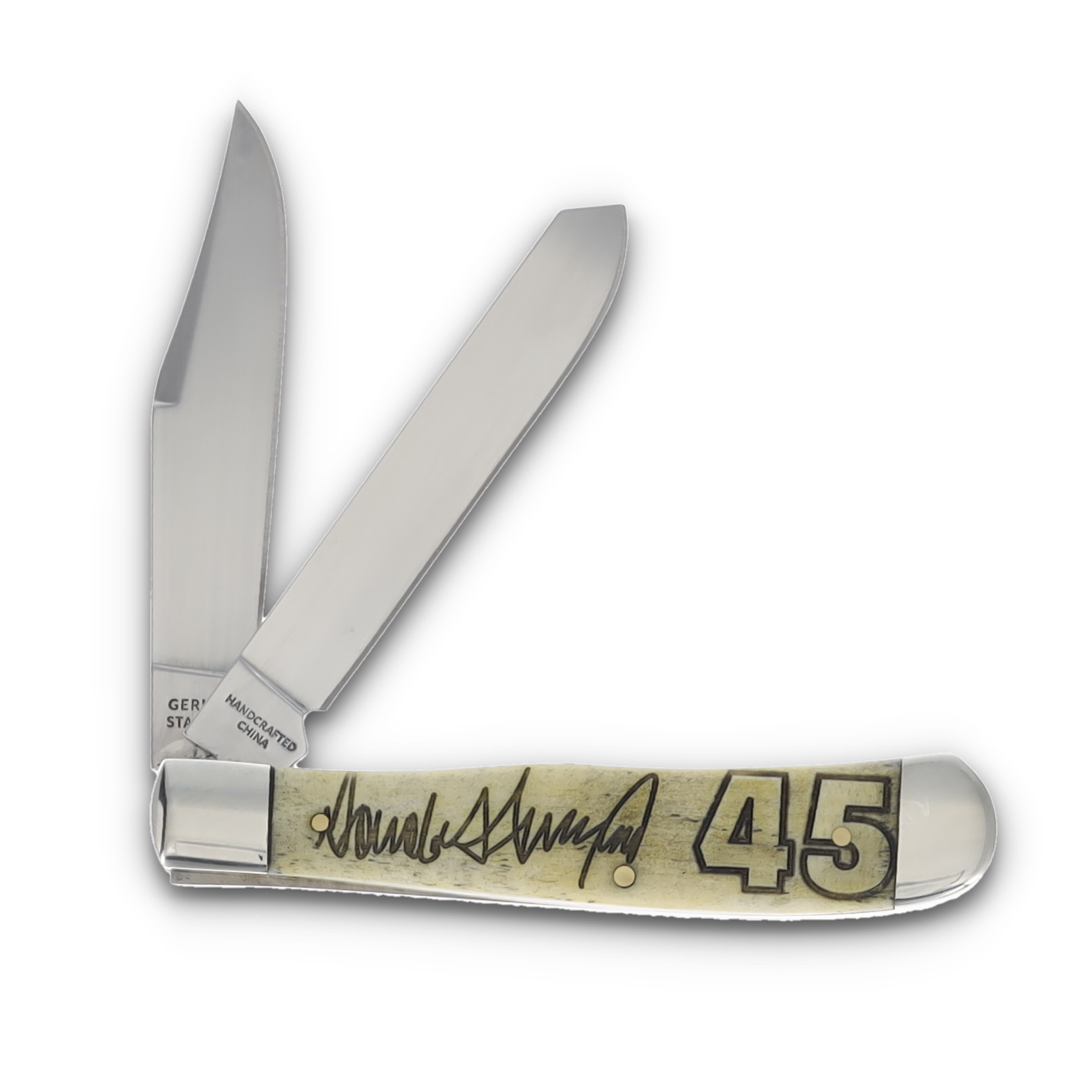 Frostwood Designs Trapper Laser Engraved Handle Donald Trump President 45/47 FRFWD002TP24 View 2
