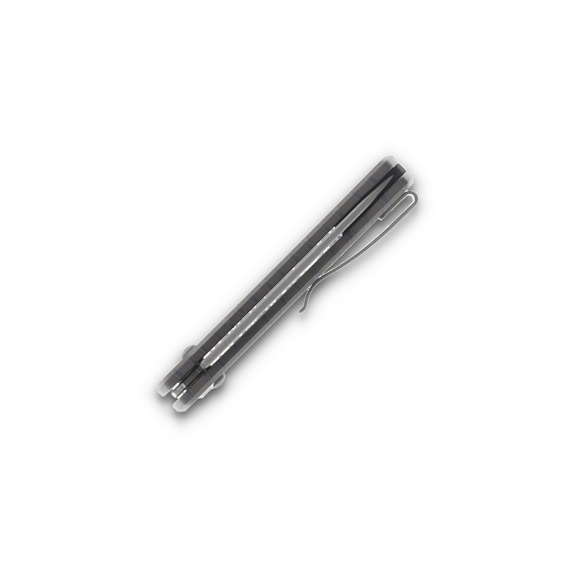WE Knife Nightblade Gray Tiger Stripe Flamed 2.98in Plain Gray Drop Point WE22046-3 View 8