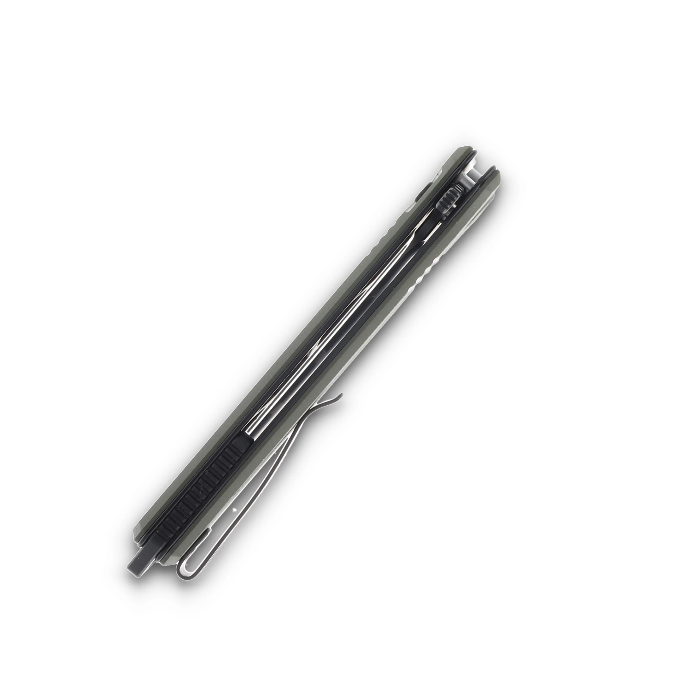CIVIVI Neurohaptic OD Green 3.74 Inch Plain Black Stonewash Clip Point C23080-3 View 7