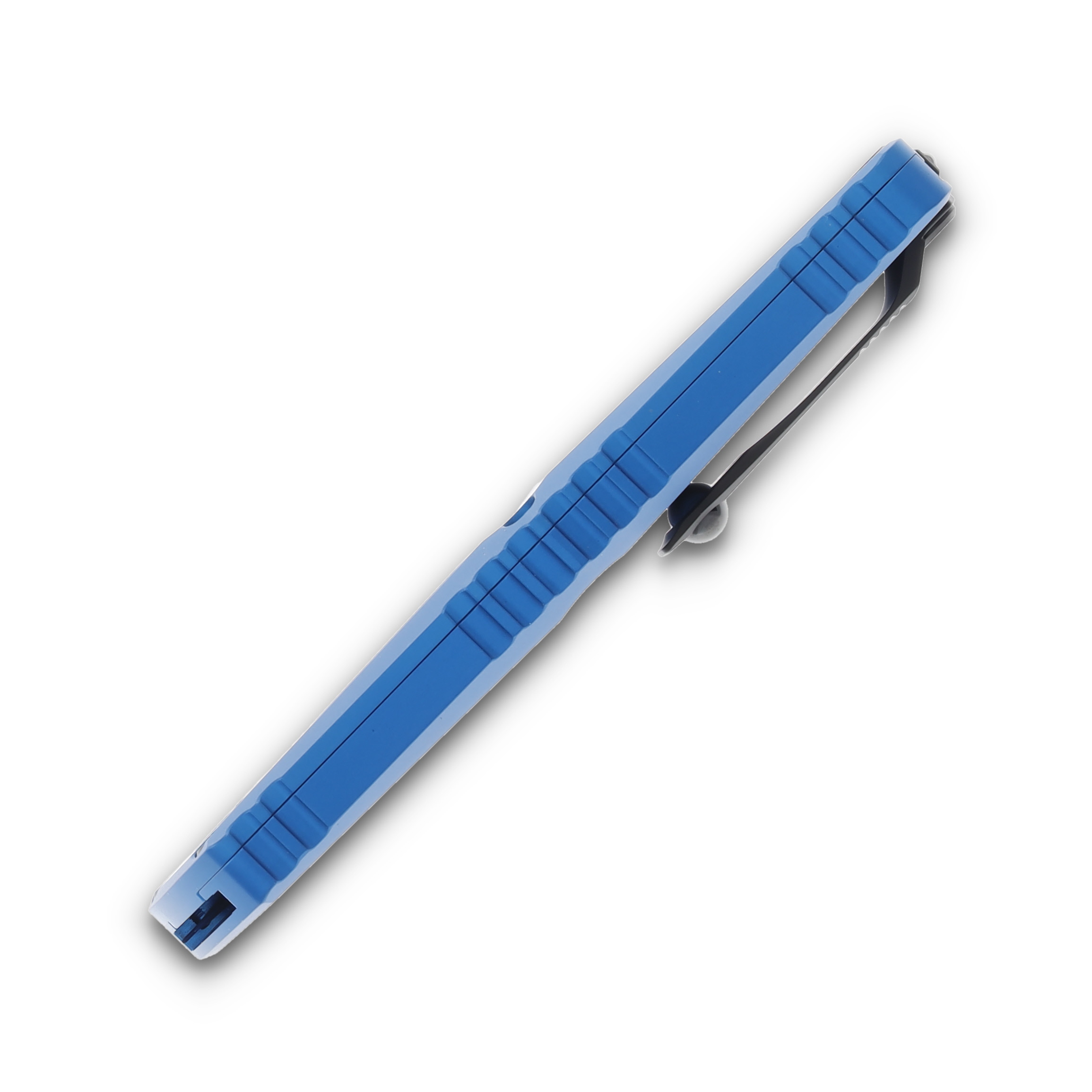 Microtech Combat Troodon OTF Gen III Half Serrated Satin D/E Blue AUMT11432BL View 6