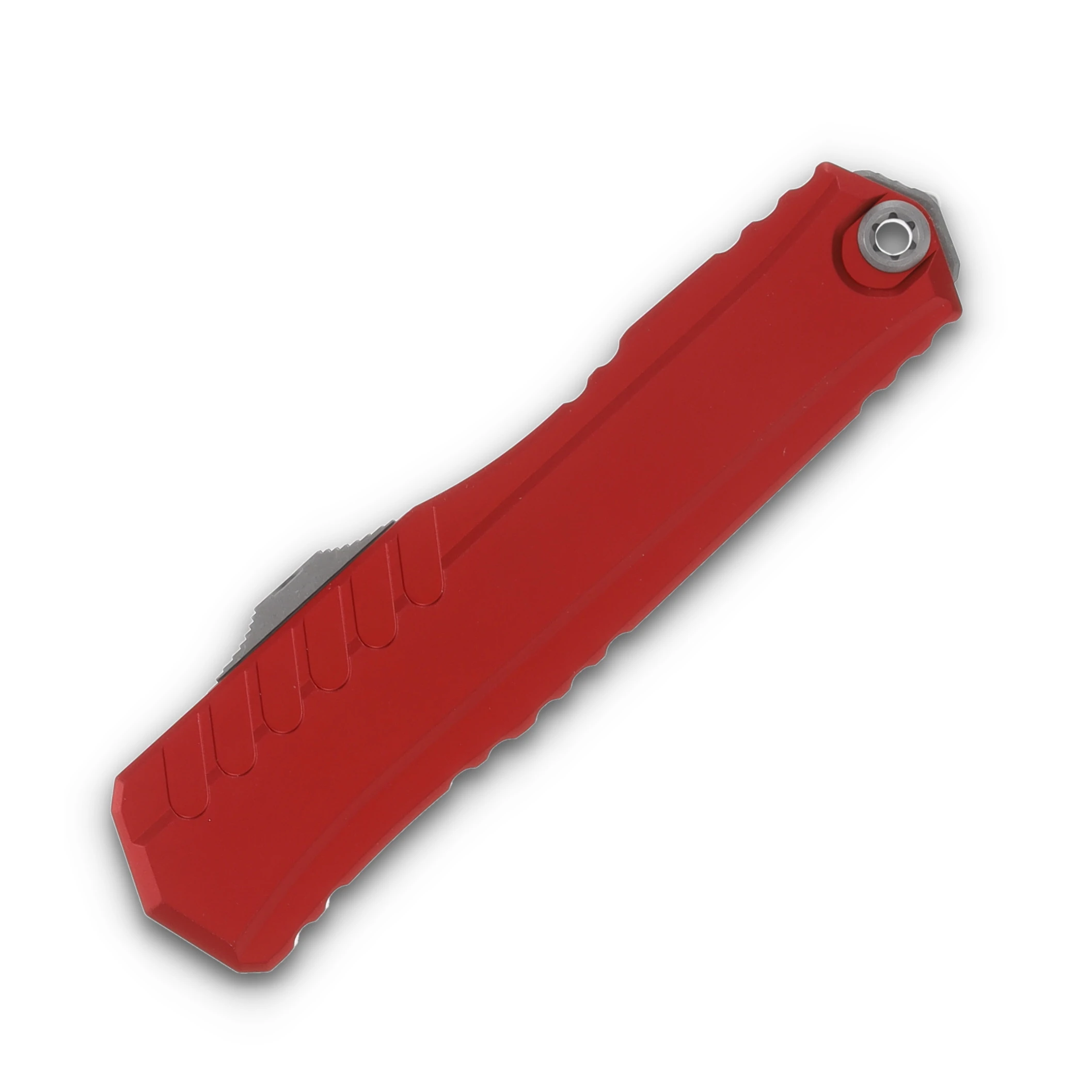 Microtech Cypher II OTF Automatic Half Serrated Apocalyptic Standard/Red AUMT124111APRD View 3