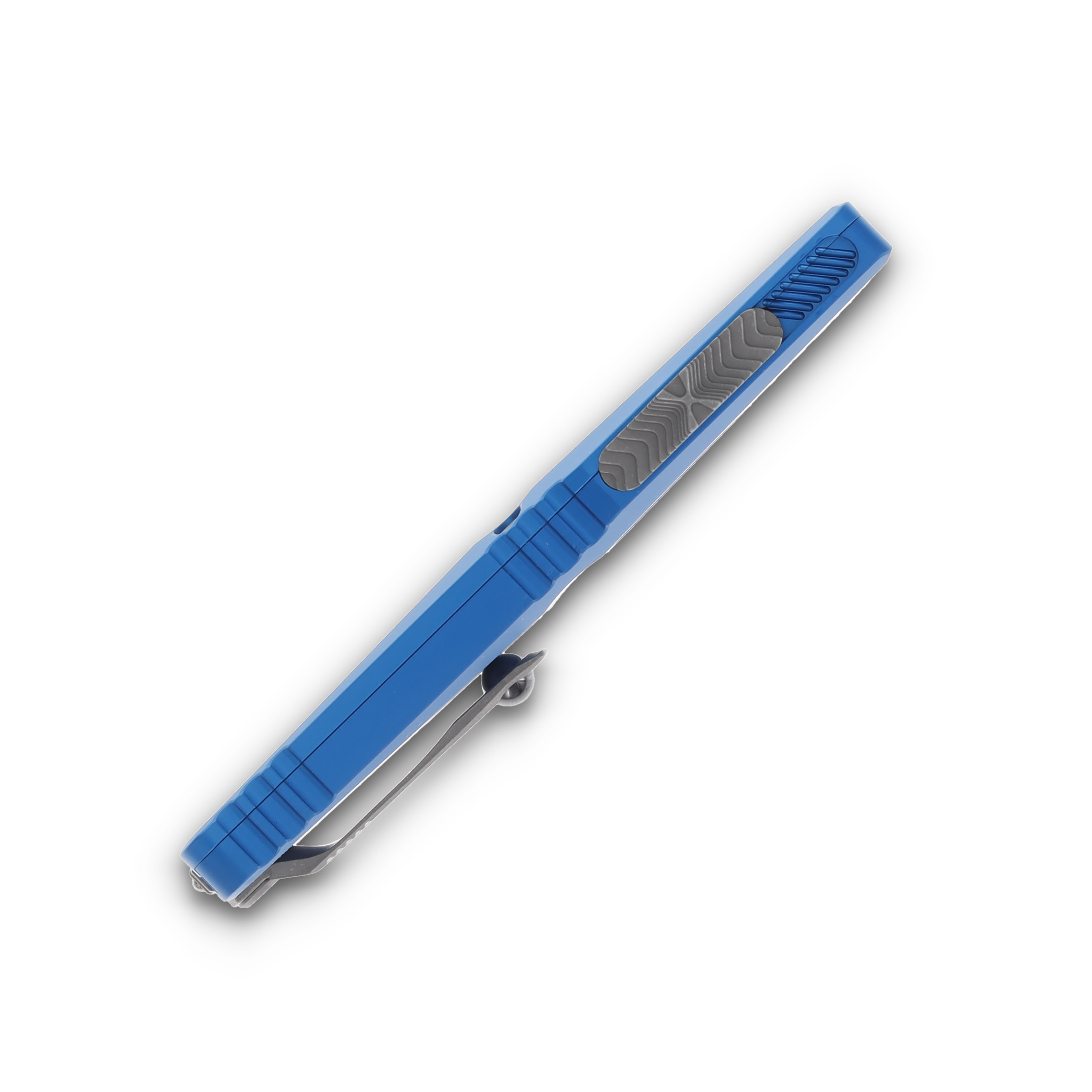 Microtech Combat Troodon OTF Gen III Apocalyptic Serrated D/E Blue AUMT114212APBL View 6