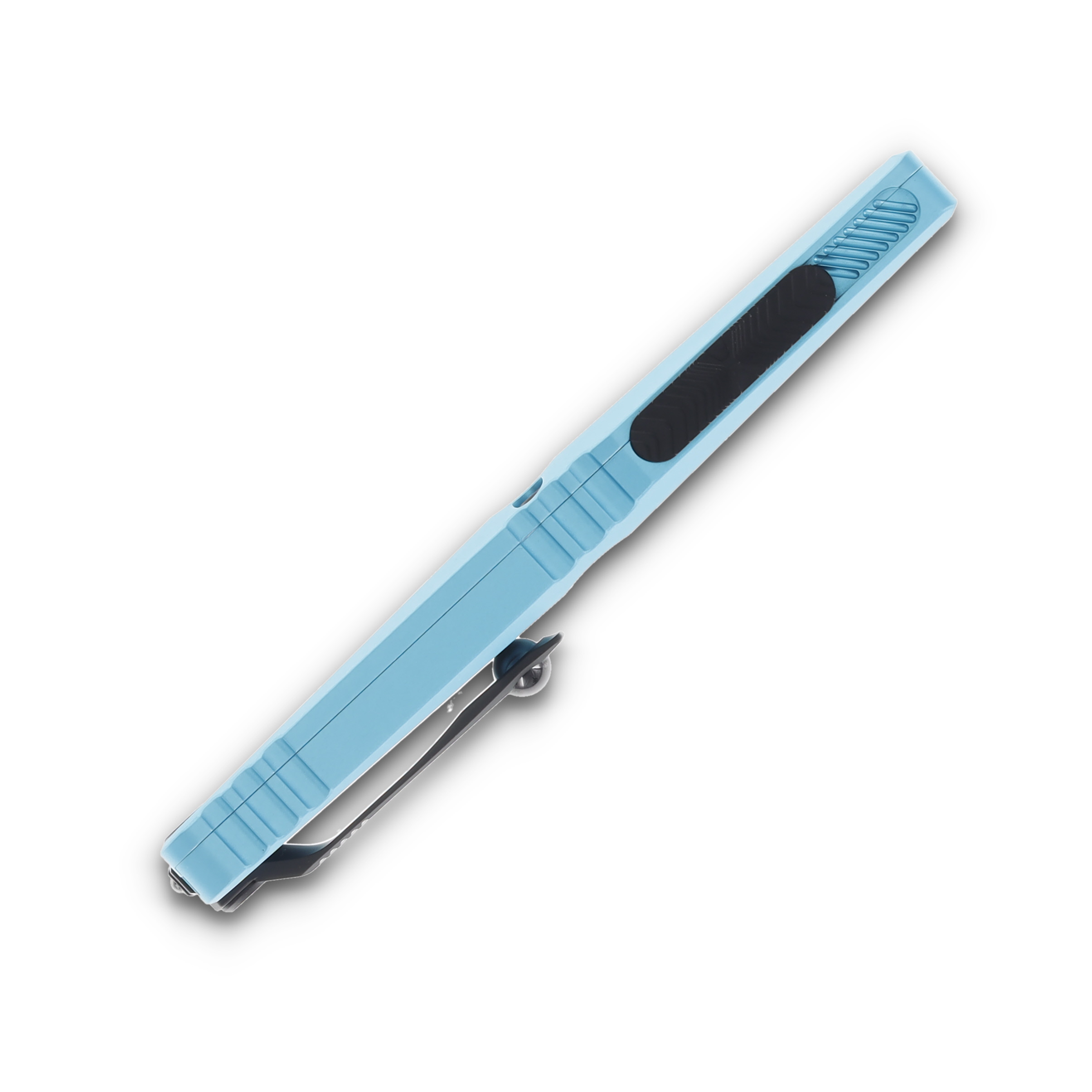 Microtech Combat Troodon OTF Gen III Black D/E Turquoise AUMT11421TQ View 5