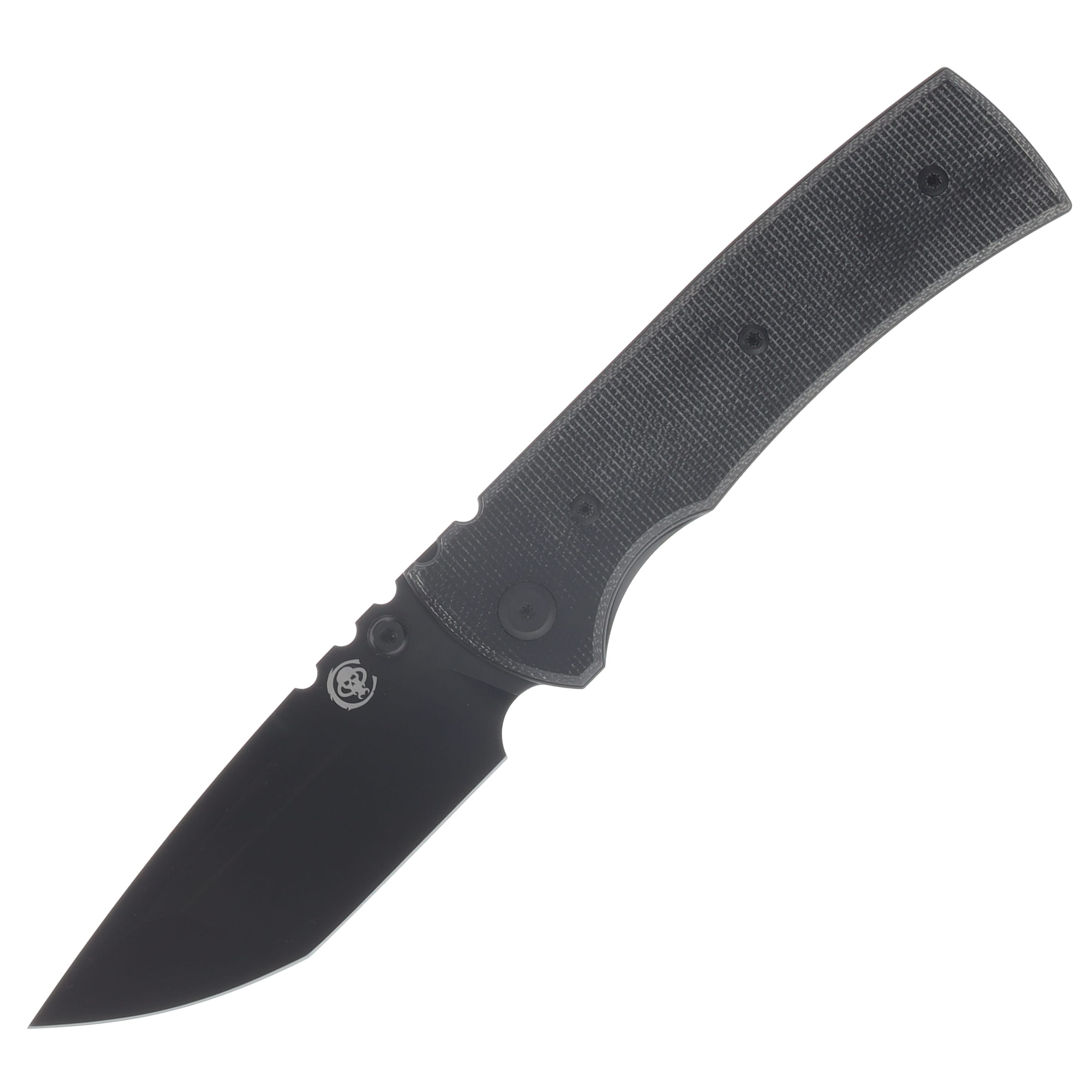 Chaves Knives Blue Label Series 229 Redencion 3.75in Plain Black PVD Tanto CK-1A2-2C2A-4C1-1B View 1