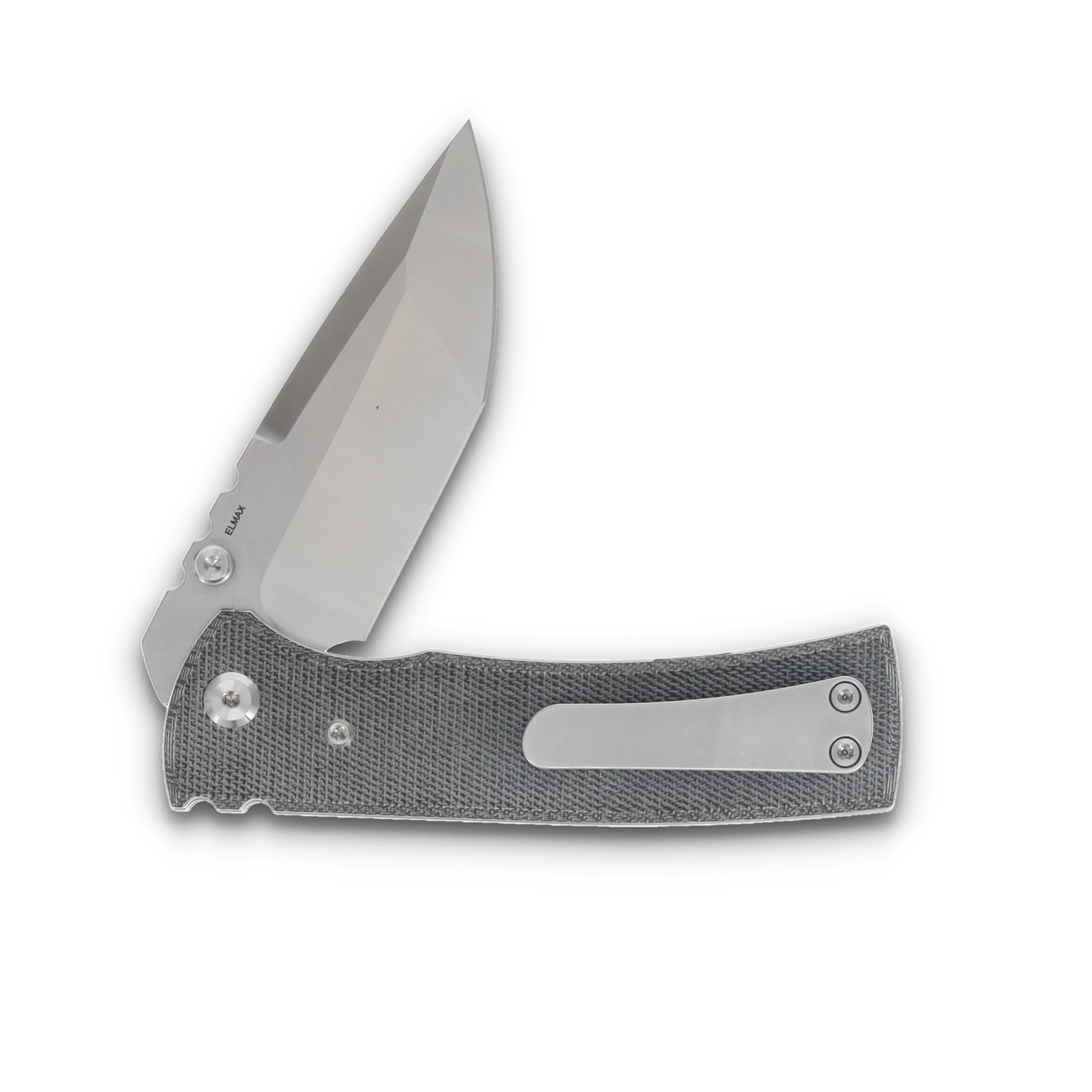 Chaves Redencion 229 Blue Label Linerlock Folding Knife Satin Tanto/Black Micarta CK-1A2-2B2A-1C0-1B View 4