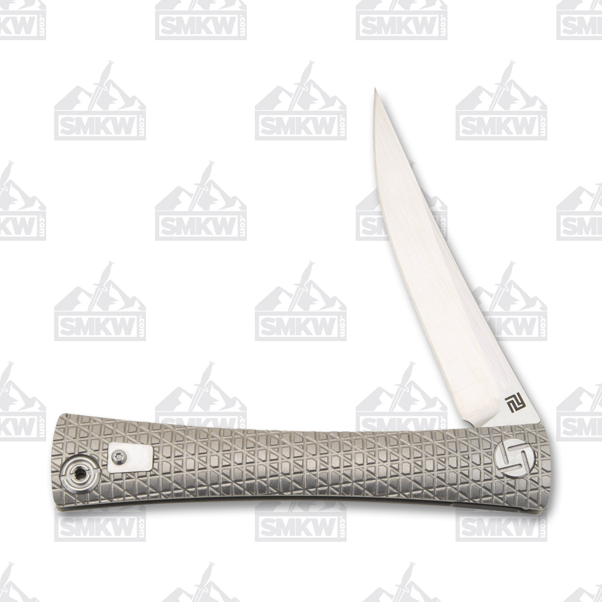 Artisan Cutlery Waistline Folding Knife Titanium Gray ATZ1805GGYS View 4