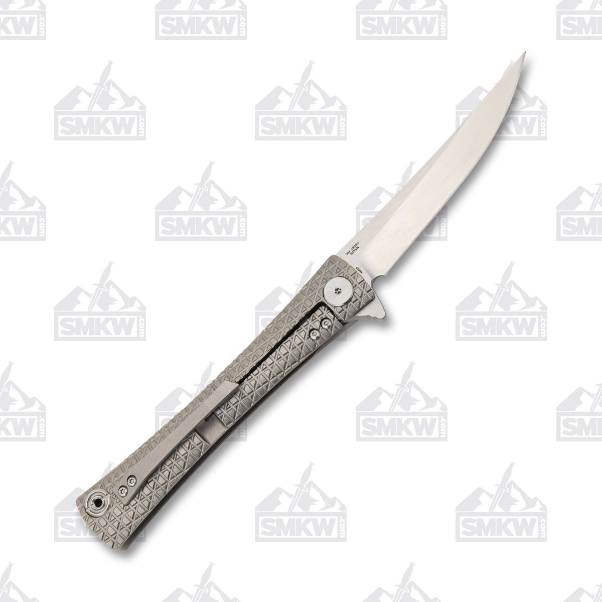 Artisan Cutlery Waistline Folding Knife Titanium Gray ATZ1805GGYS View 3