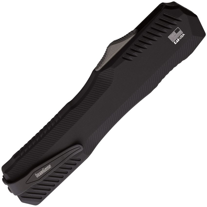 Kershaw 9000TCF Livewire Carbon Fiber Auto OTF Knife 3.3in Satin Tanto Blade AUKS9000TCF View 2