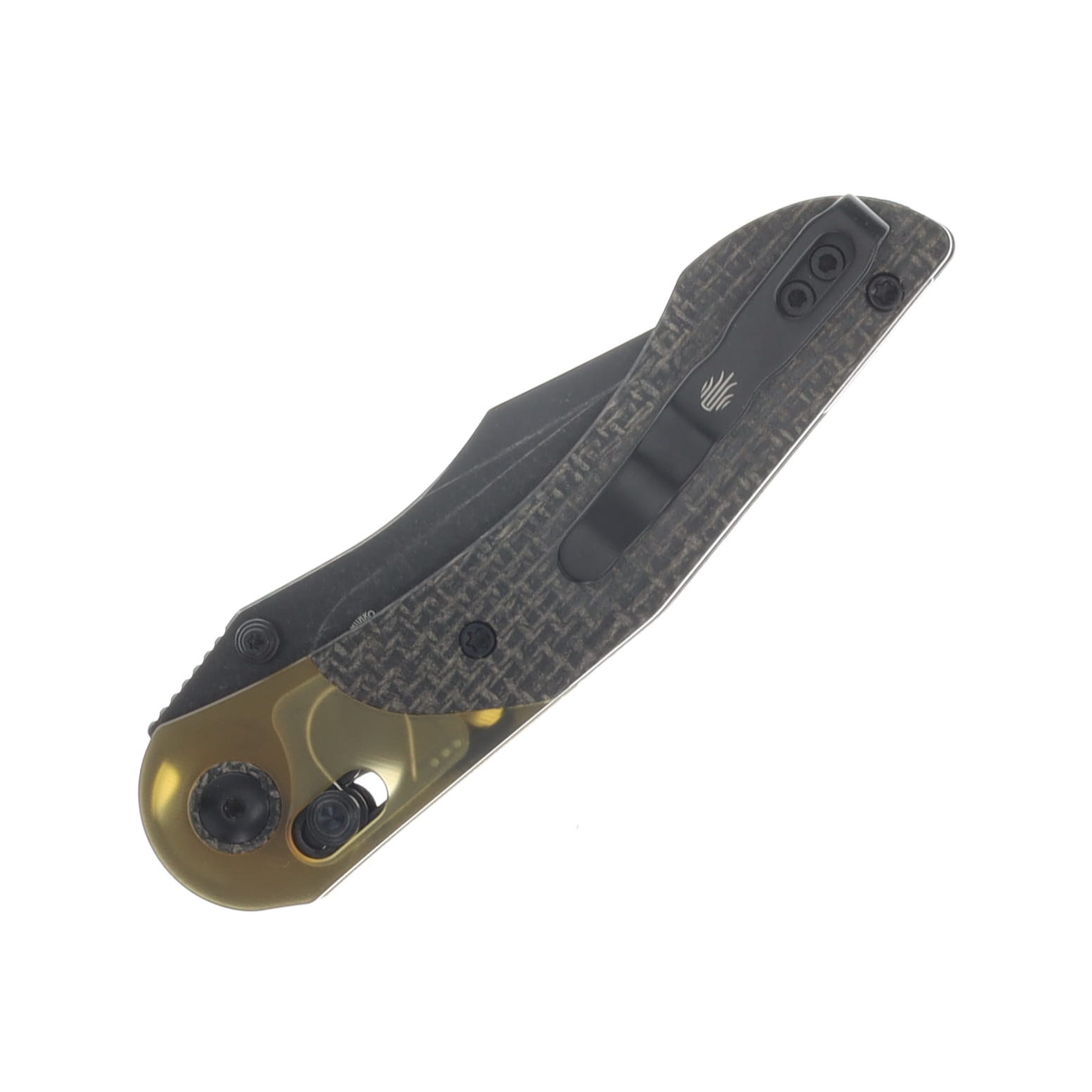 Kizer Mini Mystic Burlap Micarta & PEI Handle 154CM Blade V3636C1 View 5