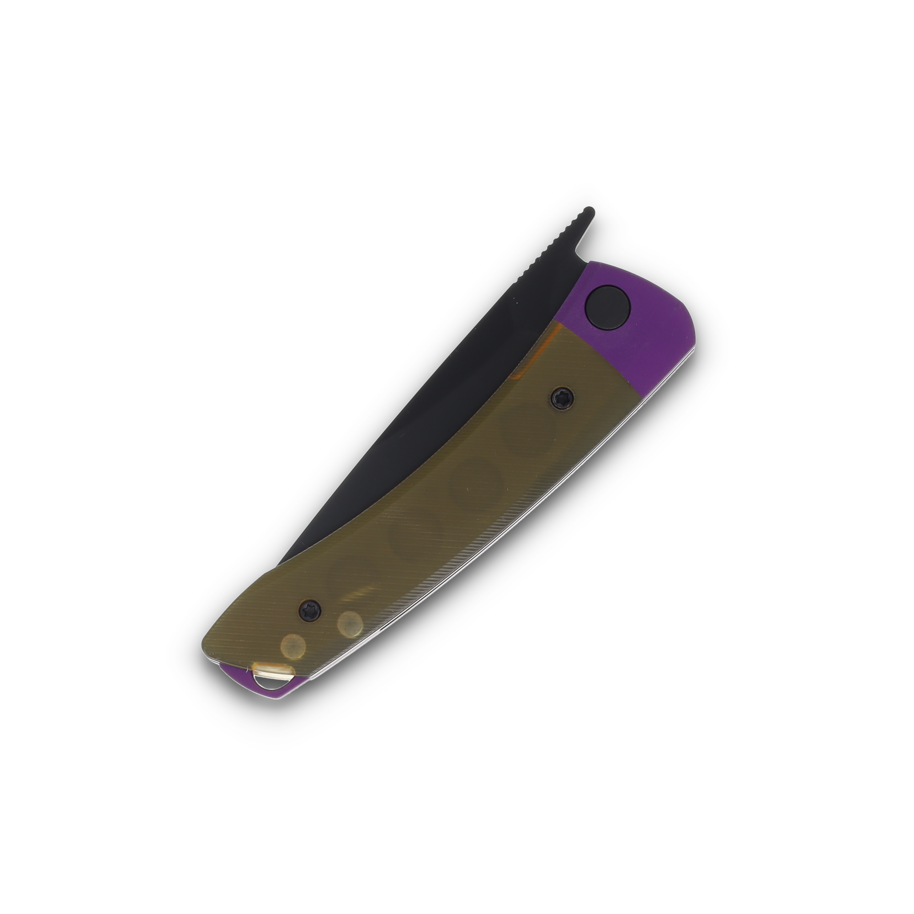 Kizer Mini Momo Purple Aluminum & PEI Handle Nitro V Blade V3663A1 View 6