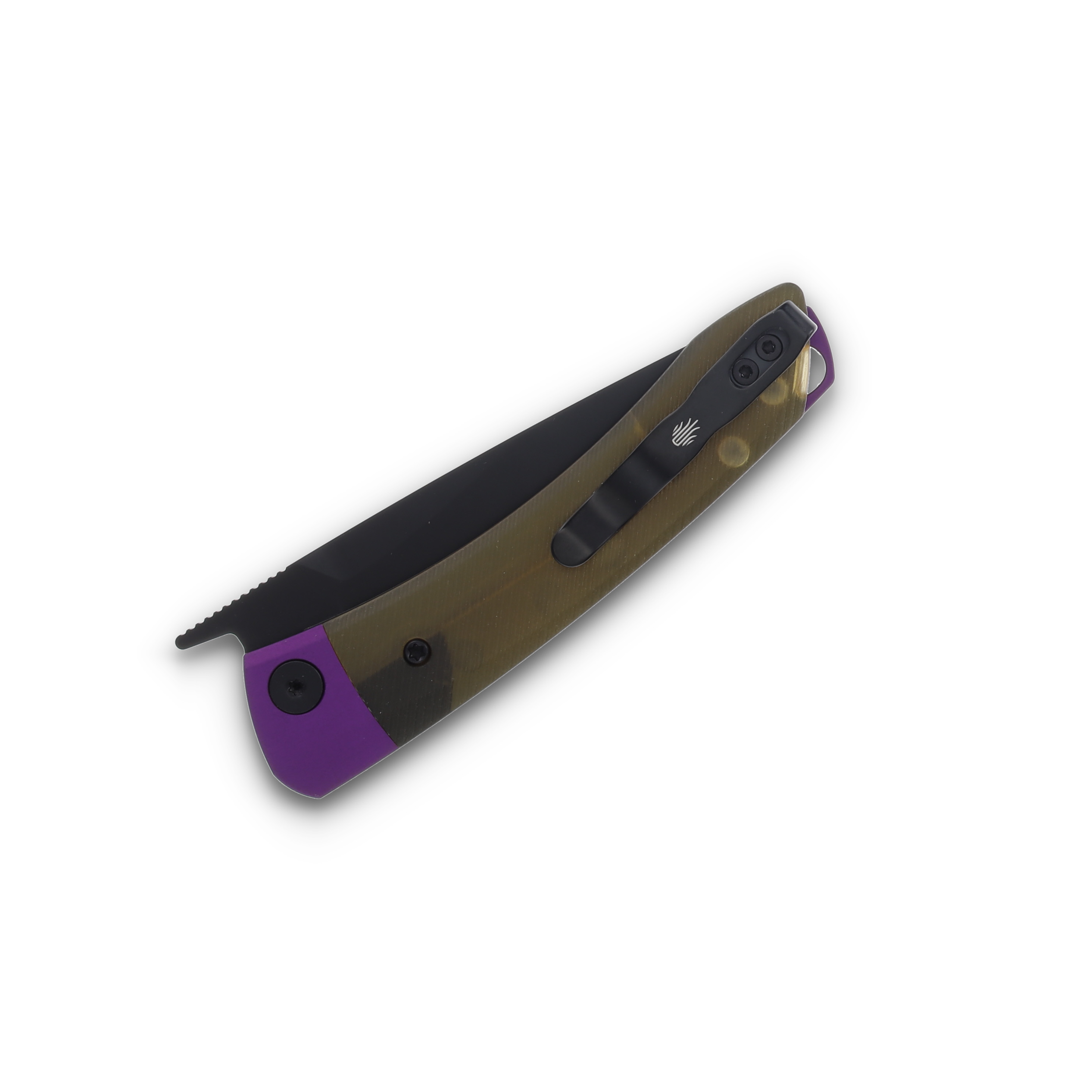 Kizer Mini Momo Purple Aluminum & PEI Handle Nitro V Blade V3663A1 View 5