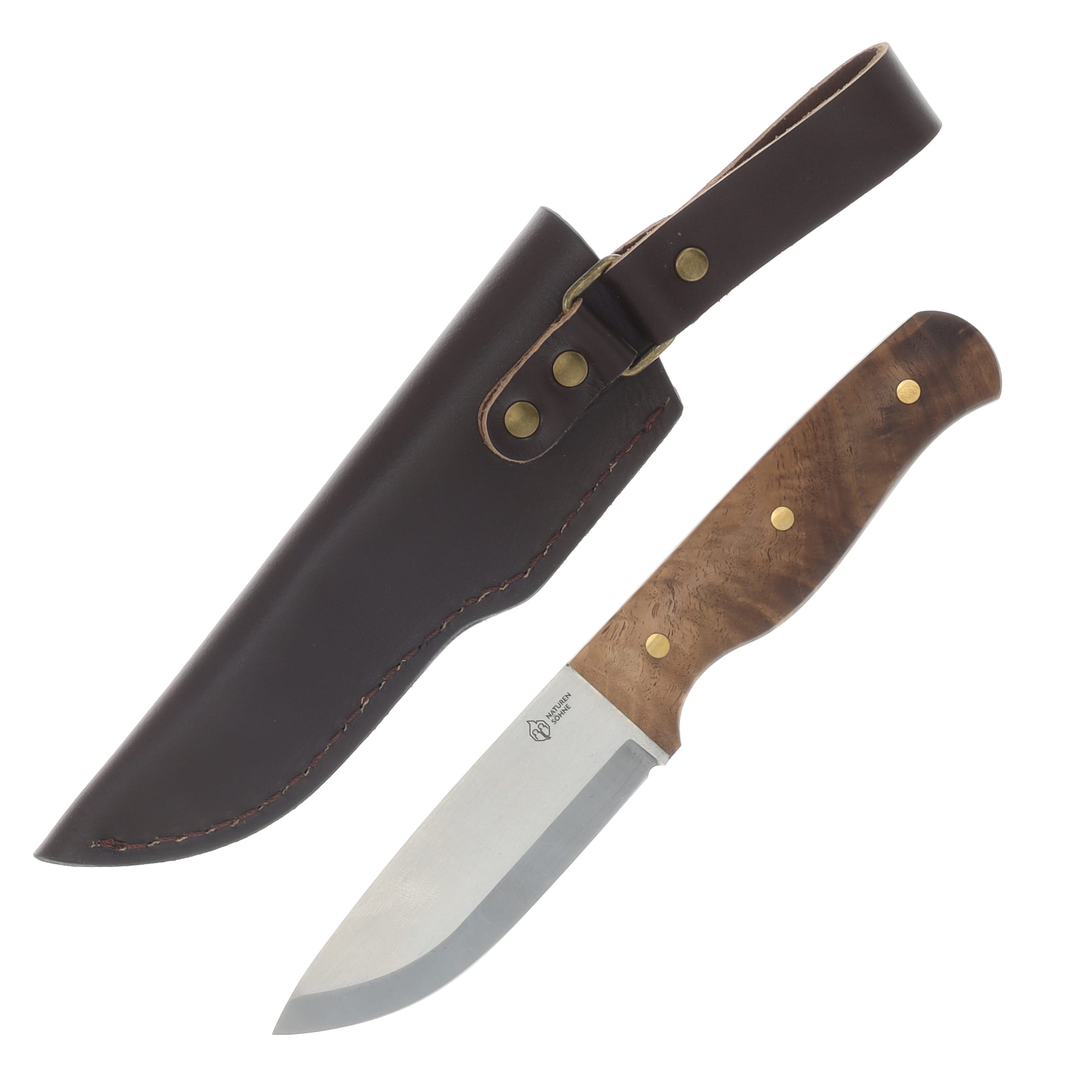 Boker Naturensohne MK III Fixed Blade Knife Satin Drop Point/Walnut BK02NA001 View 1