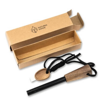 BOKER Naturensöhne Feuer Starter-High Magnesium Ferro Rod Walnut Wood BK09NA008 View 4