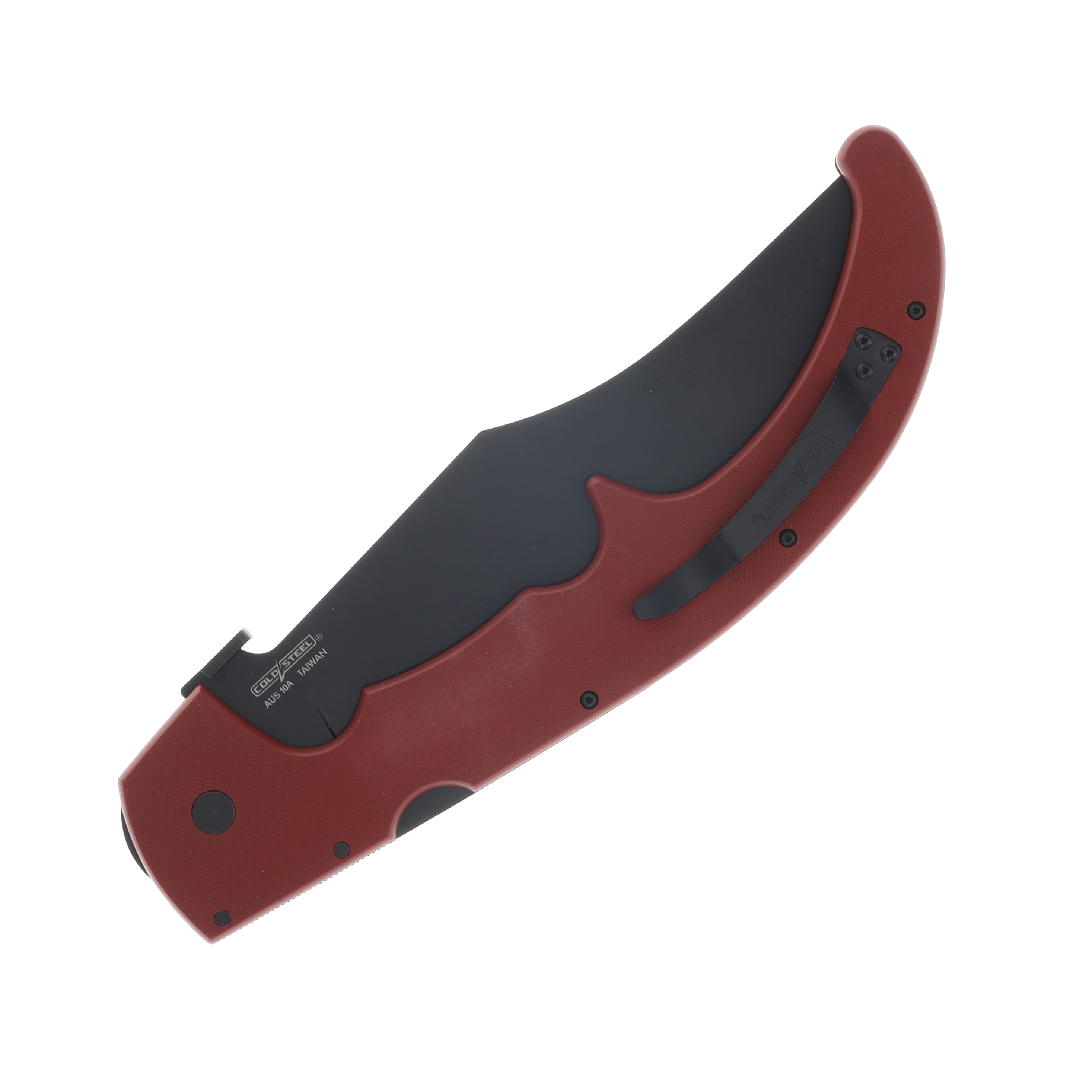 Cold Steel Espada XL Folding Knife Ruby Red G10 7.5in Black Clip