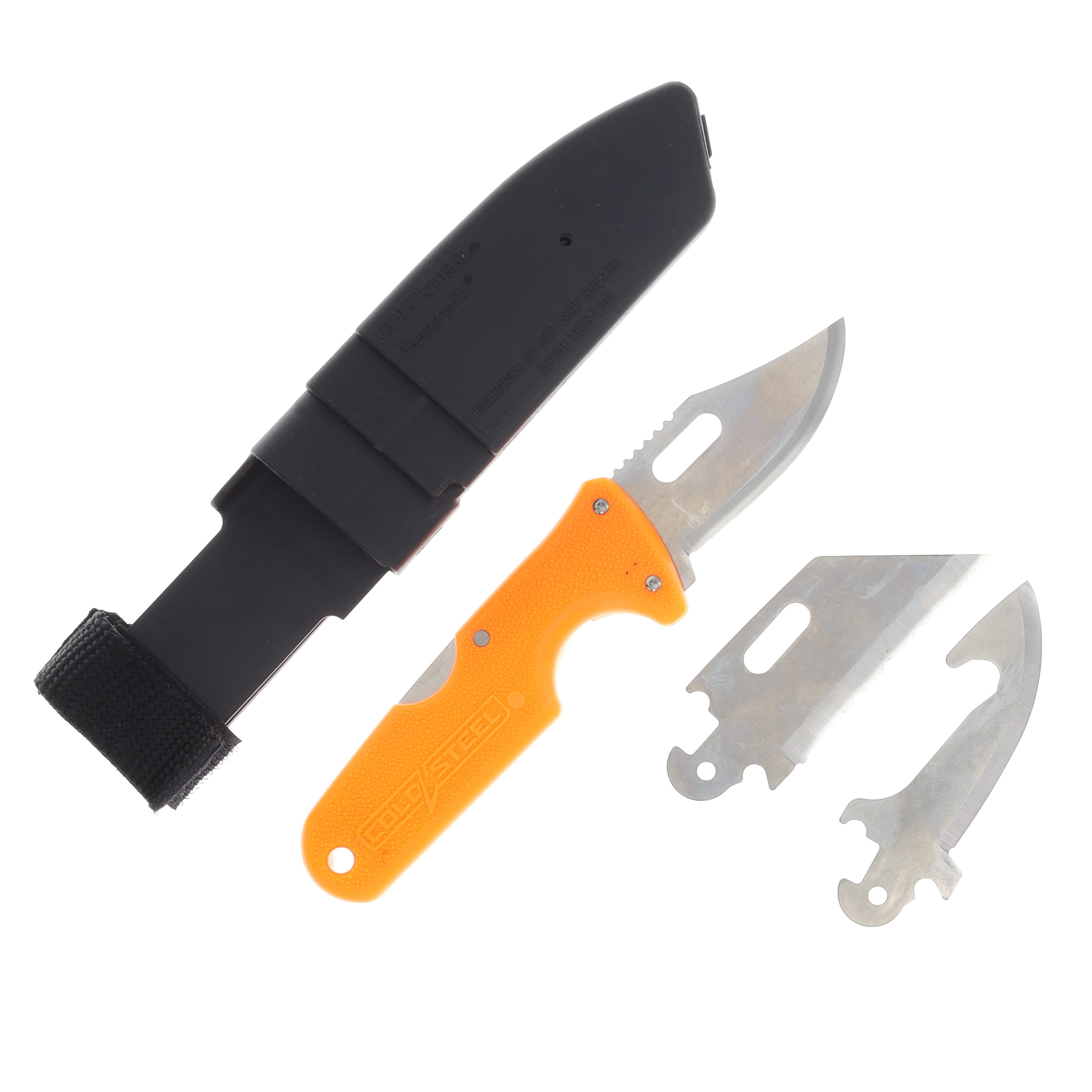 Cold Steel Click N Cut Hunters Fixed Blade Orange Blaze 2.5in Blades CS-40ALZ View 1