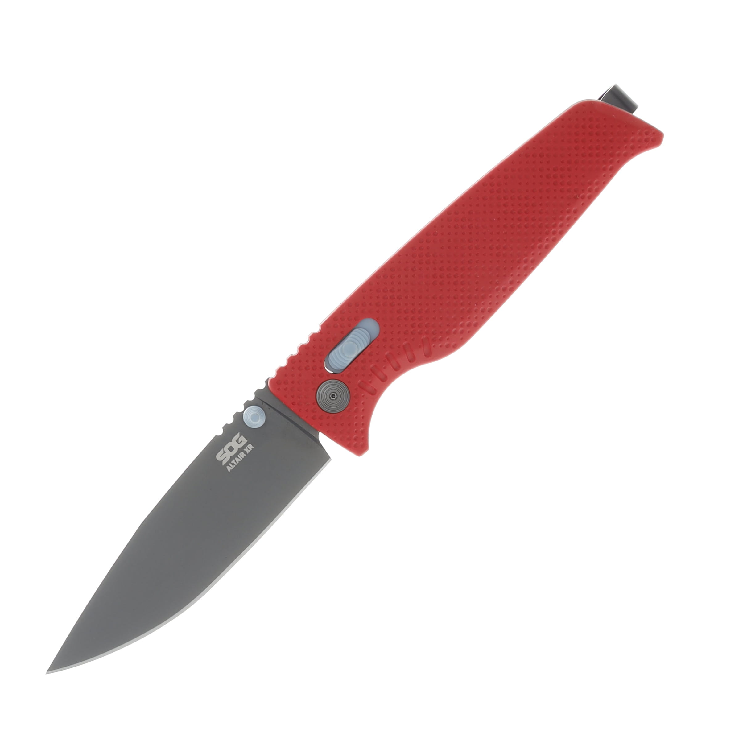Sog Altair XR Folding Knife Canyon Red GRN 3.2” Bead Blast Drop Pt SOG-12-79-02-57 View 1