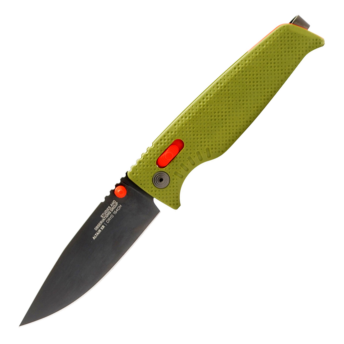 Sog Altair XR Folding Knife Field Green GRN 3.2” Bead Blast Drop Point SOG-12-79-03-57 View 1