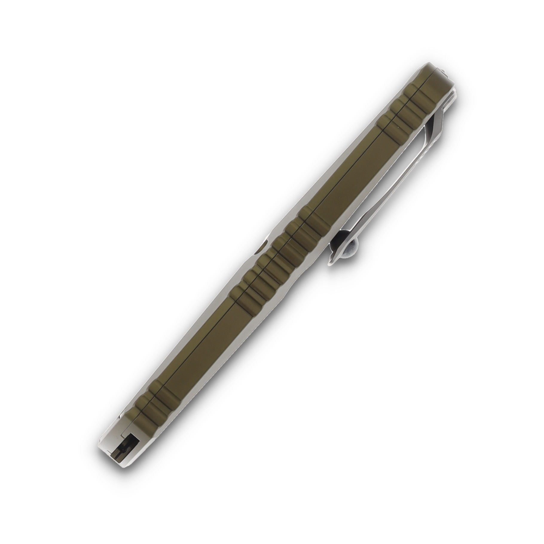 Microtech Combat Troodon Gen III OD Green Auto OTF Knife 4in SW Tanto Blade AUMT114410OD View 5