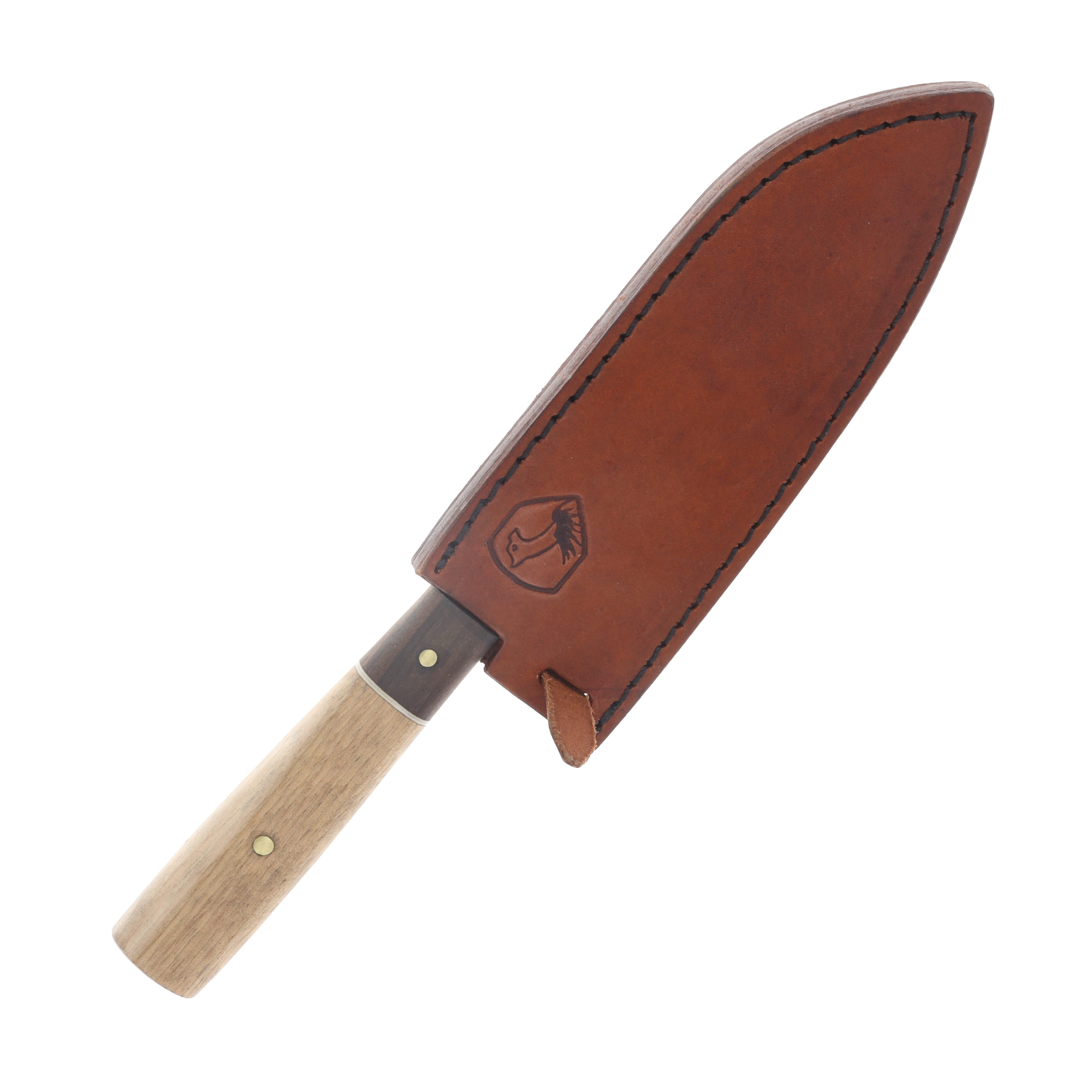 Condor Tool & Knife Kondoru Santoku Kitchen Knife Blasted Satin Finish Walnut CTK500065 View 6