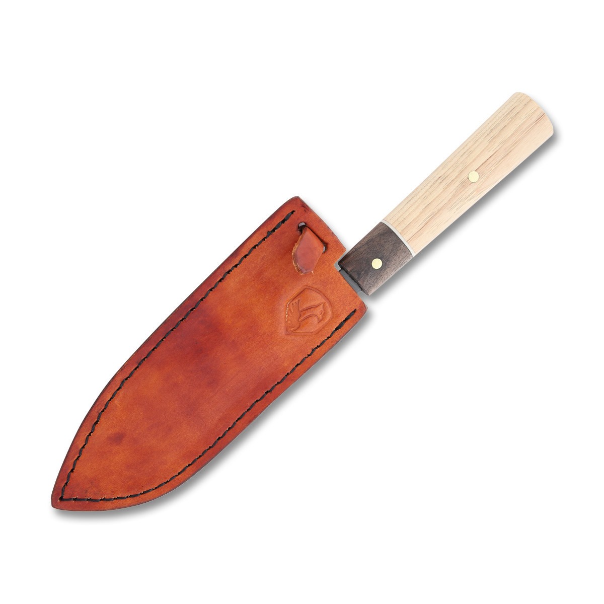 Condor Tool & Knife Kondoru Santoku Kitchen Knife Blasted Satin Finish Walnut CTK500065 View 2