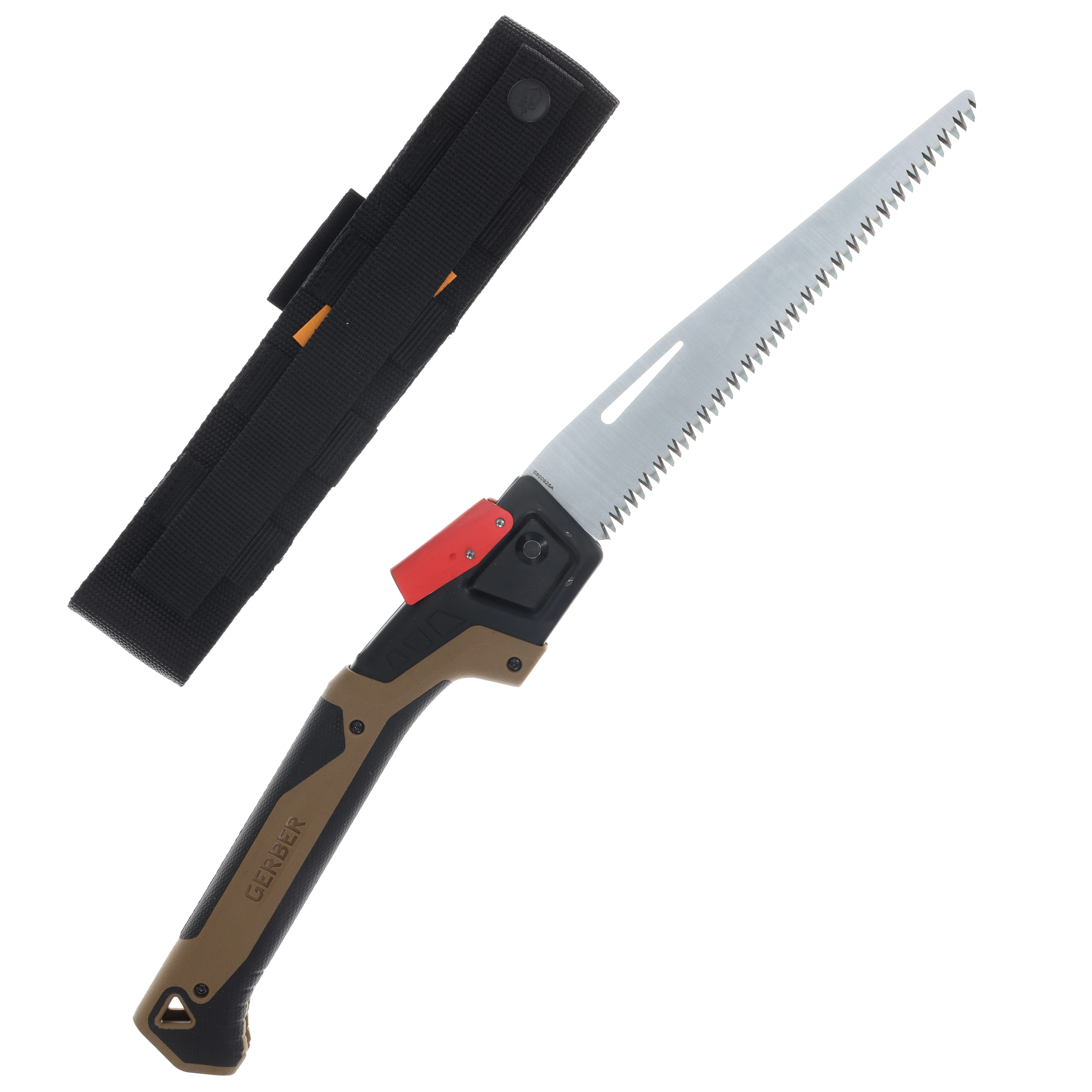 Gerber Bushcraft Saw Coyote Brown Handle SK5 Carbon Steel Blade Blister Pack G1067465 View 2